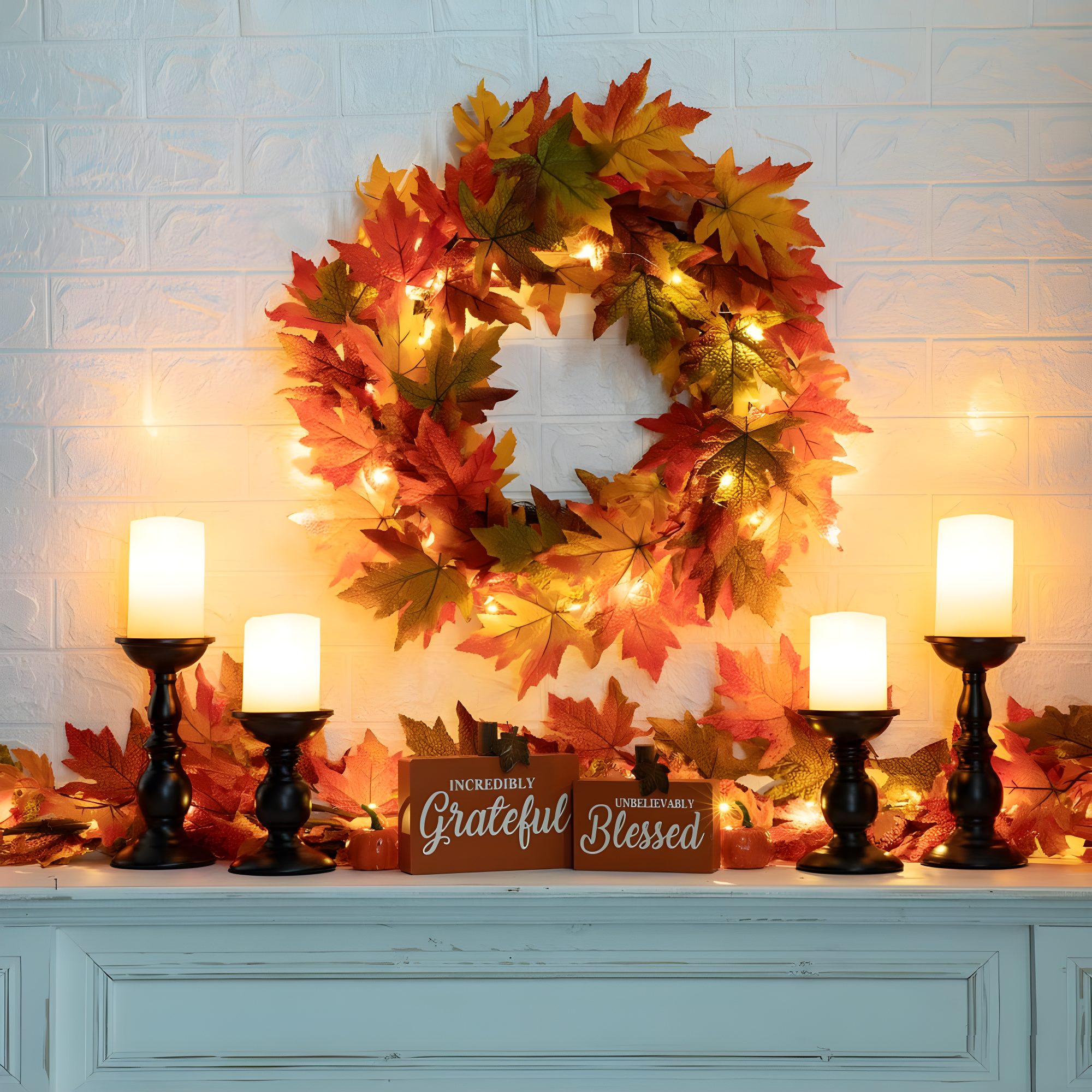 Jetlink Crafts Wreath Lighted Polyester 24'' Wreath