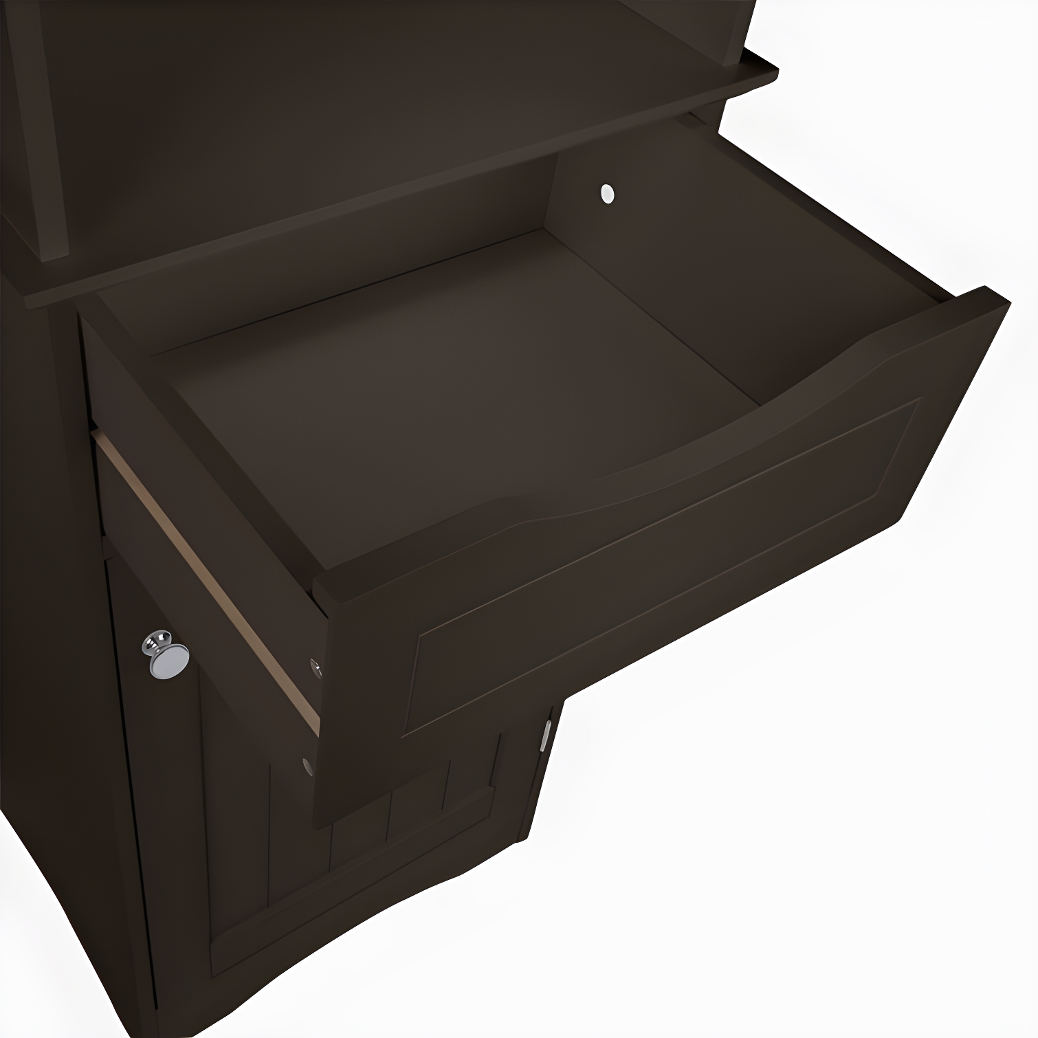 RiverRidge Home RiverRidge Ashland Tall Bathroom Storage Linen Cabinet and Organizer with Drawer and Shelves