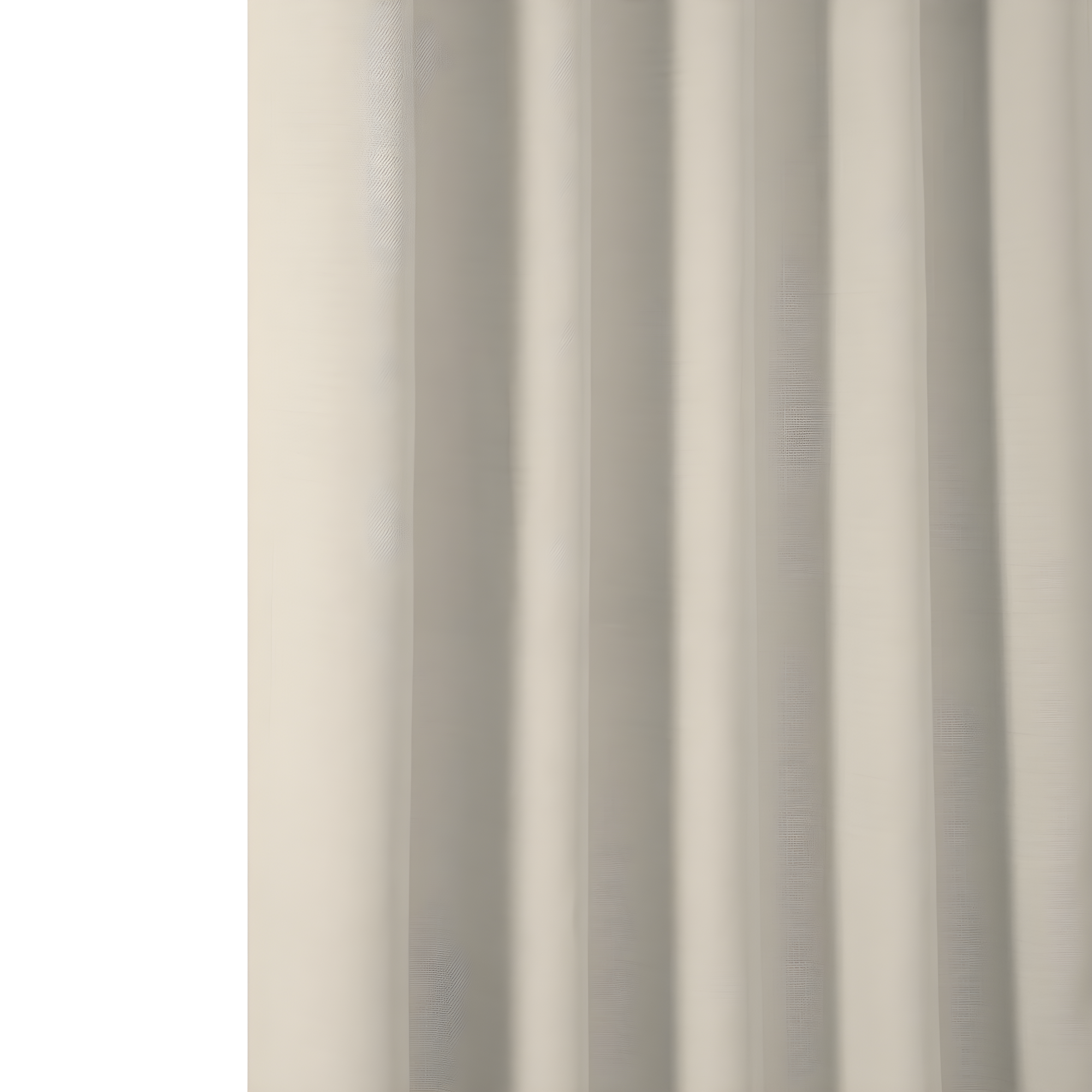 Birch Faux Linen Room Darkening Curtain (1 Panel), Birch, 50W X 96L