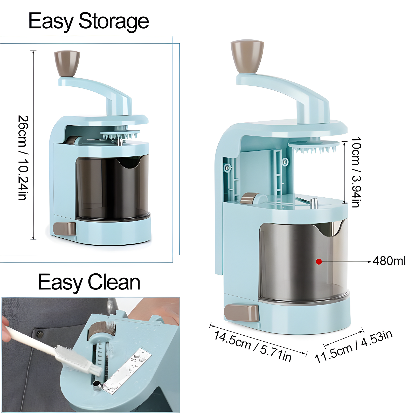 BTERAZ Manual Pasta Maker