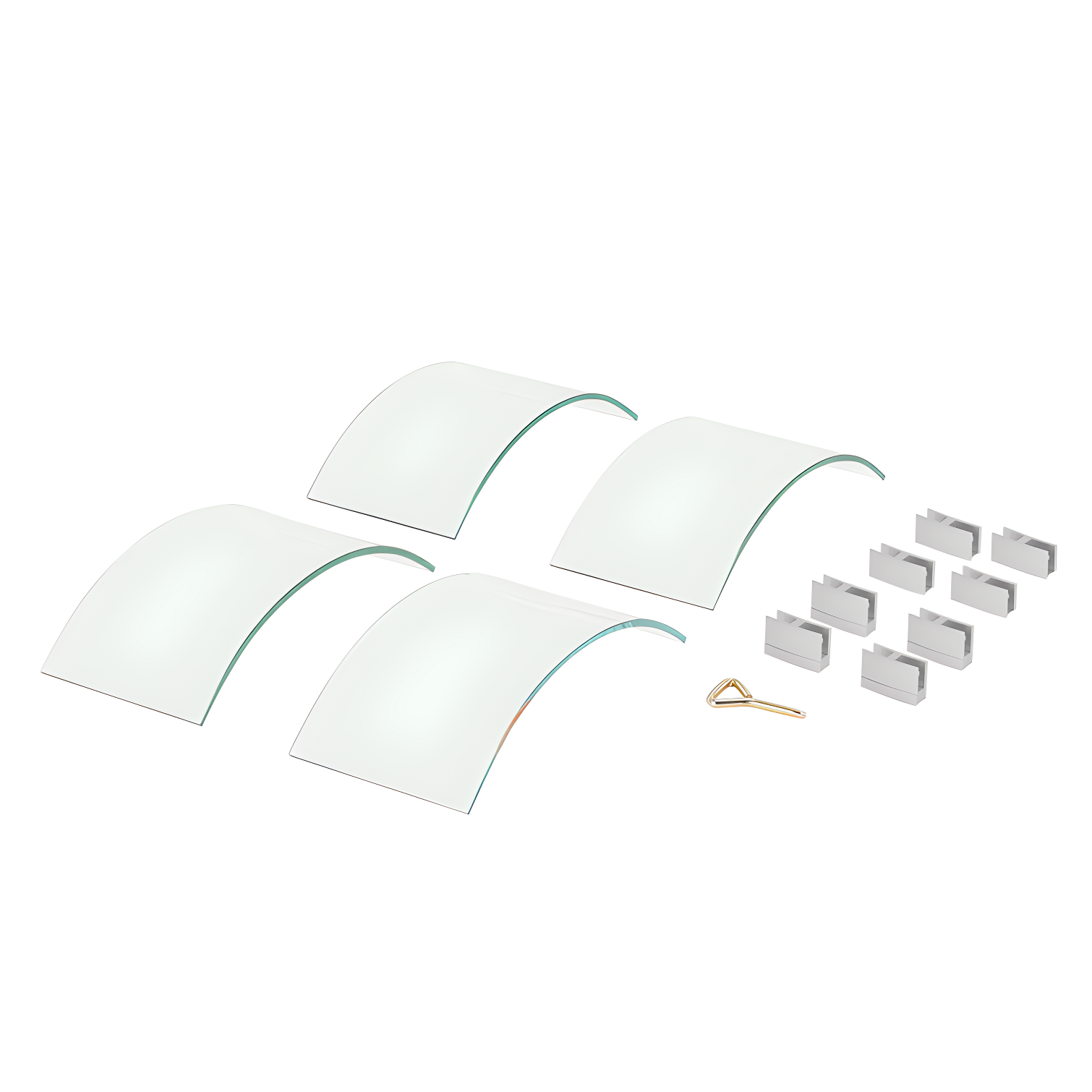 VEVOR Circle Stainless Steel Fire Pit Accessory (Set of 4)