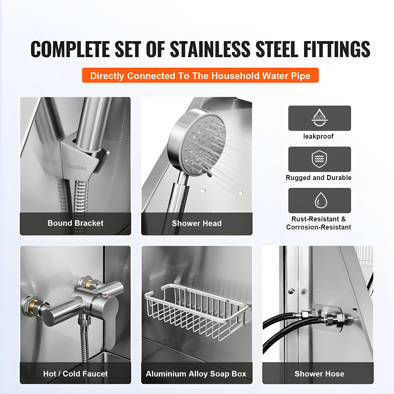 VEVOR Multi-functional Pet Bathtub