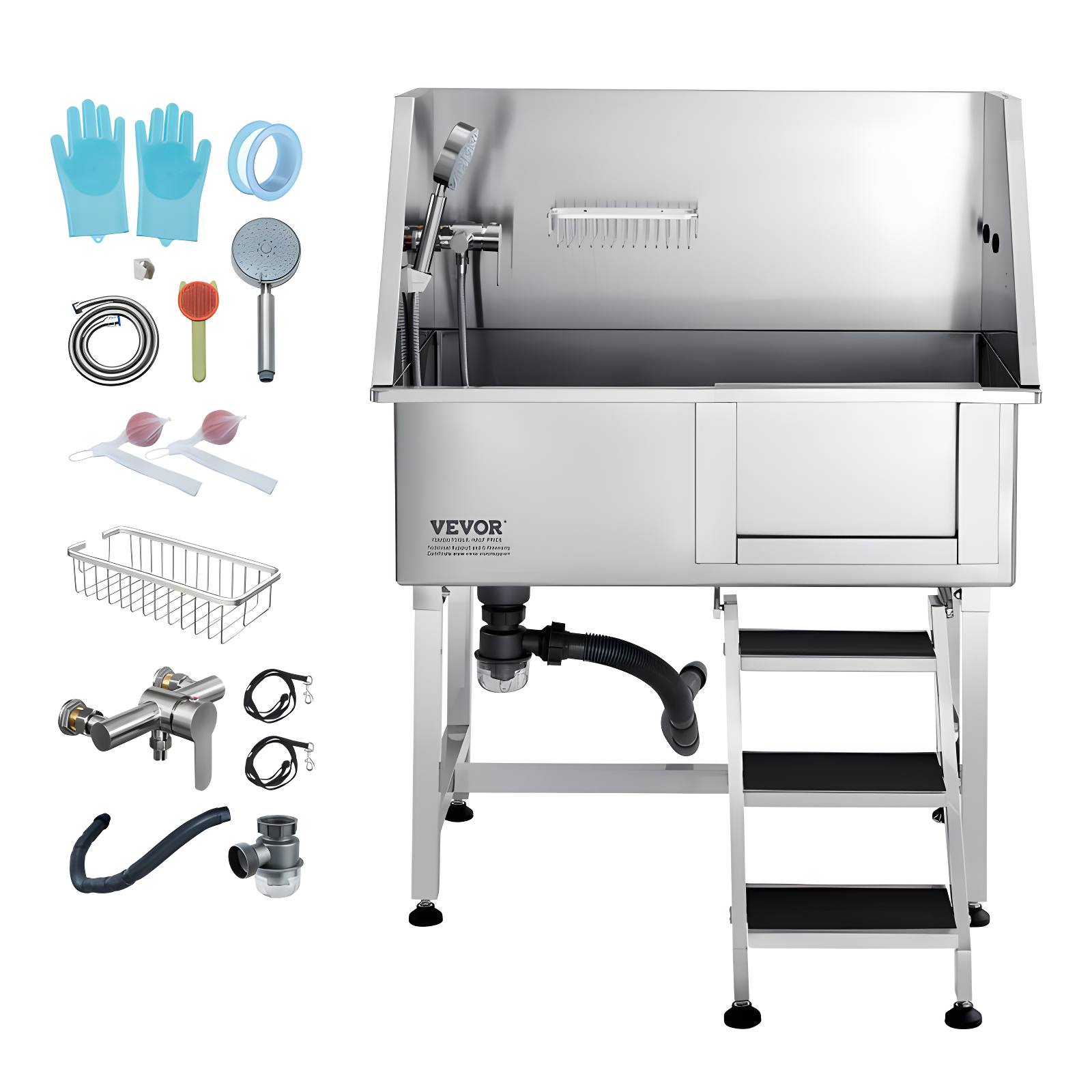 VEVOR Multi-functional Pet Bathtub