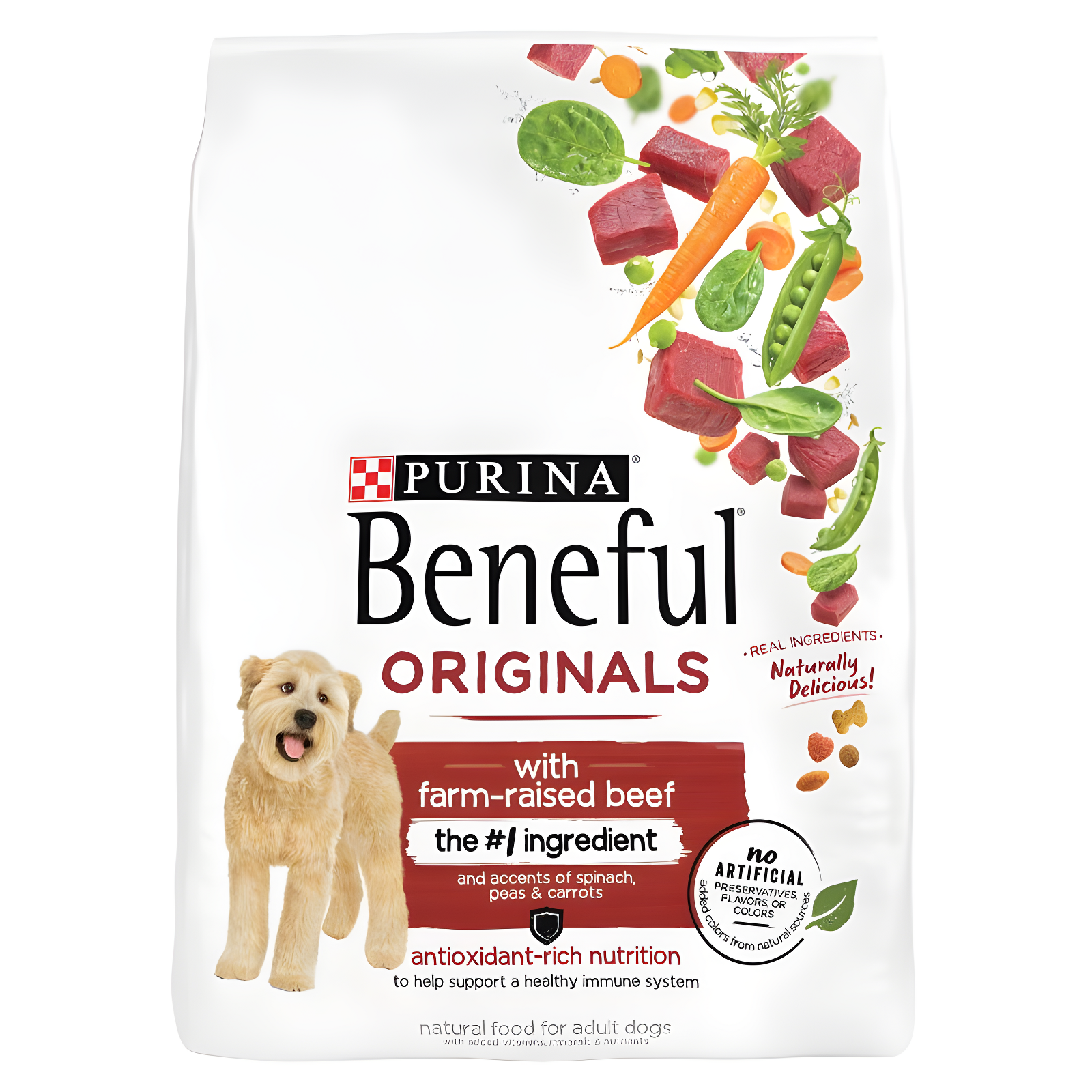 Purina Beneful Originals Real Beef Flavor Dry Dog Food - 3.5lbs