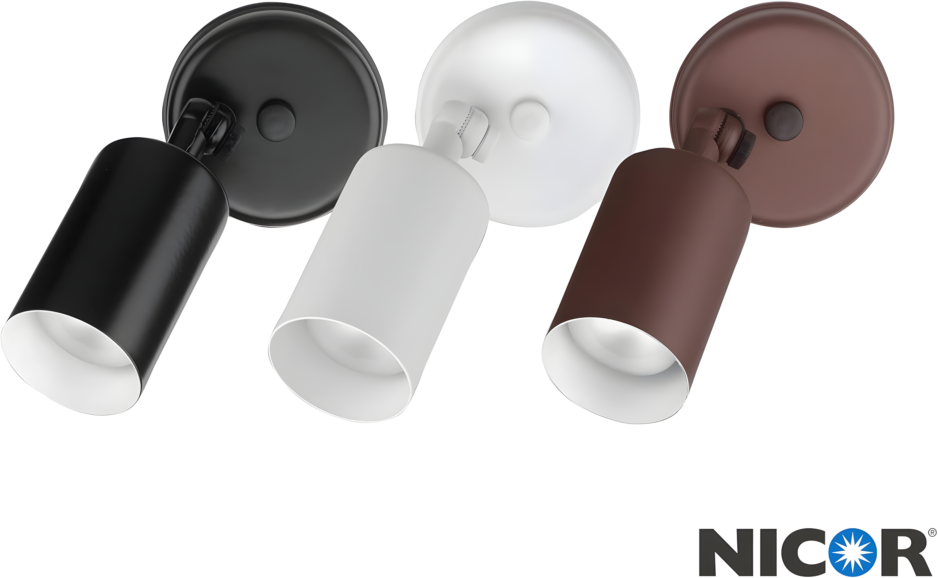 NICOR Lighting 1 - Head Hardwired Outdoor Security Flood Light