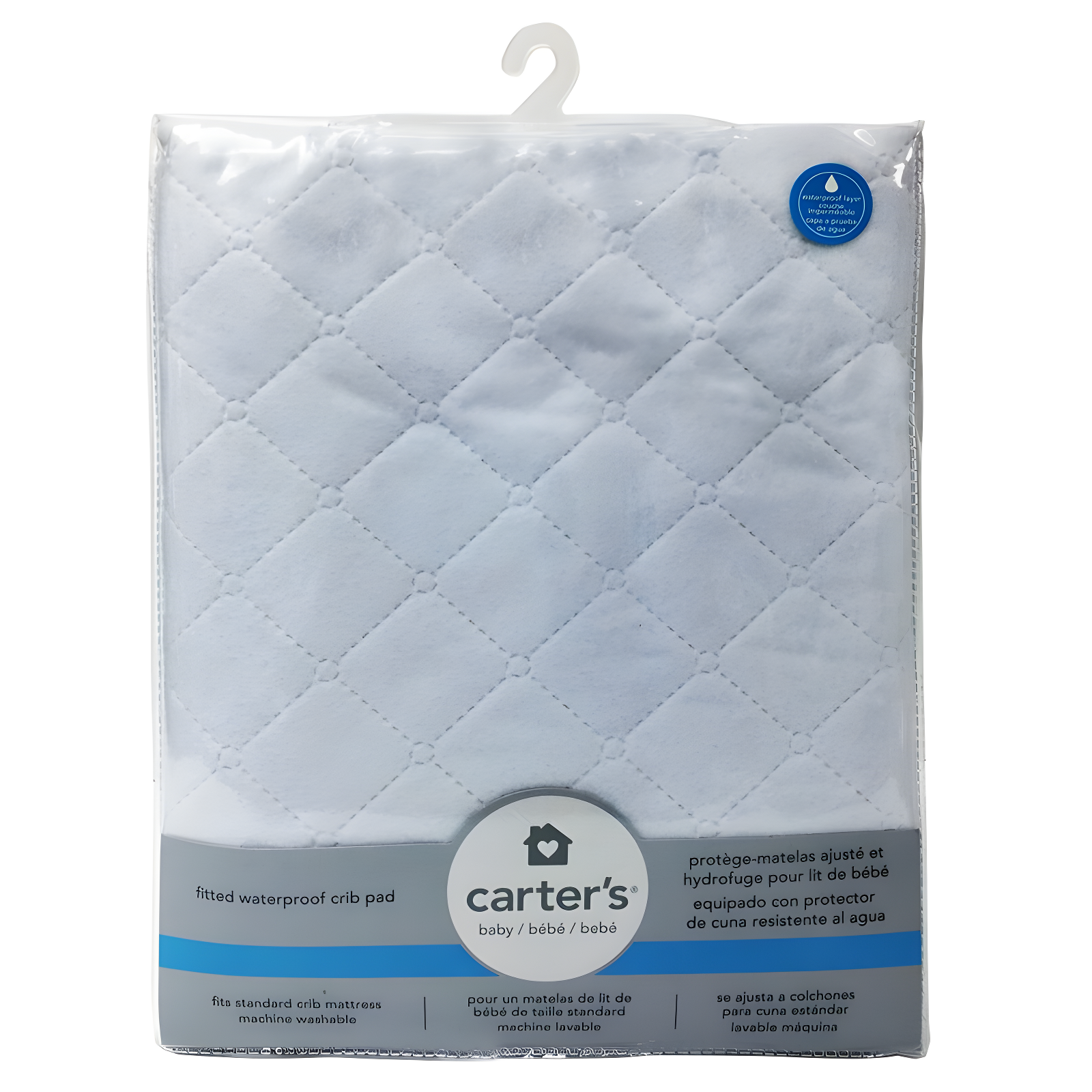 Carter's® Carters Basics Standard Crib/Toddler Rectangle Mattress Pad