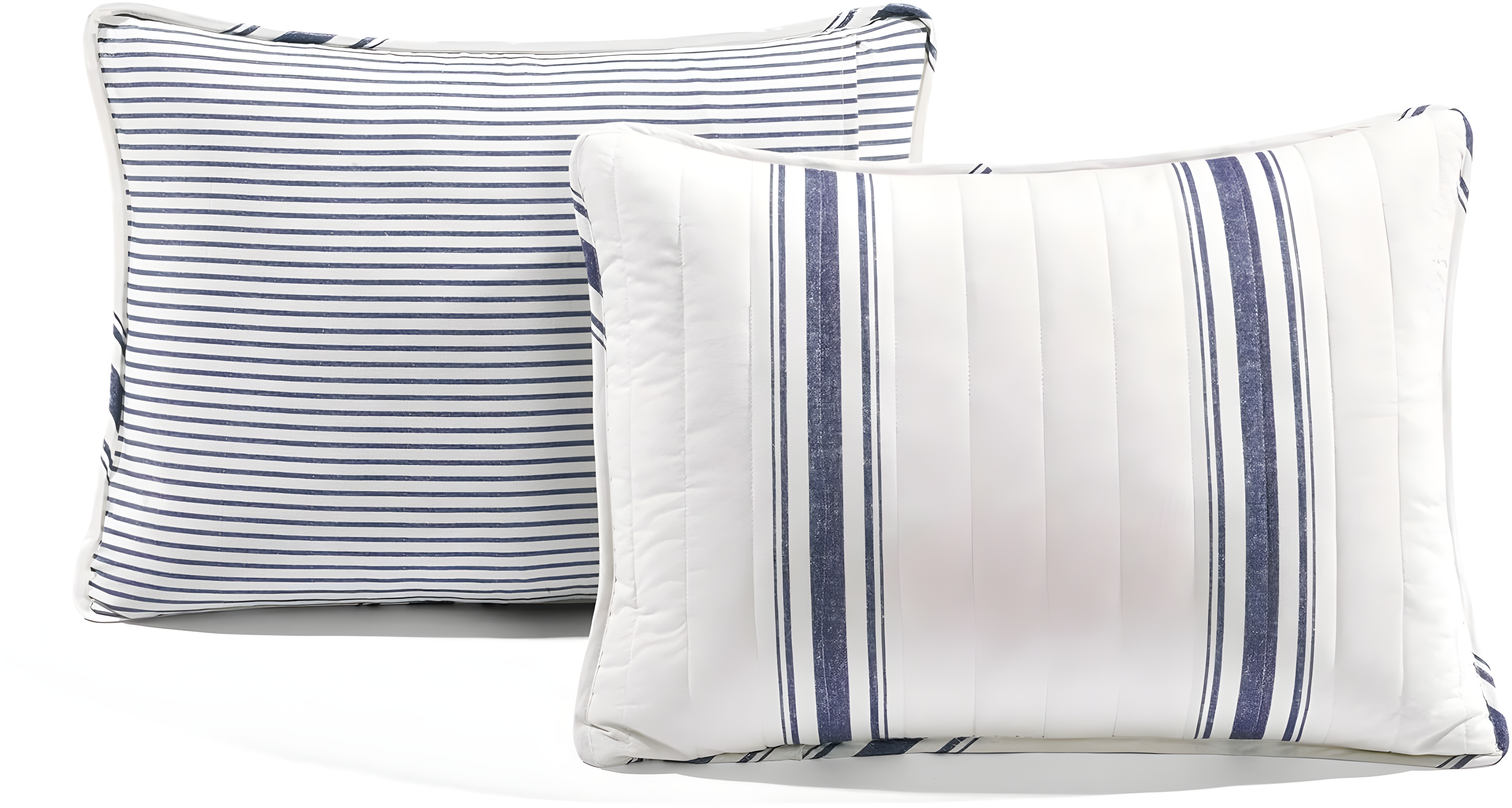 Birch Lane™ Gilroy Farmhouse / Country Cotton Striped Quilt Set