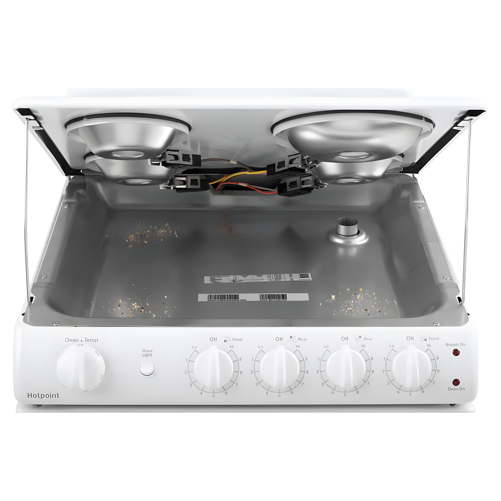 Hotpoint 24" 2.9 cu. ft. Freestanding Electric Range RAS240DMWW