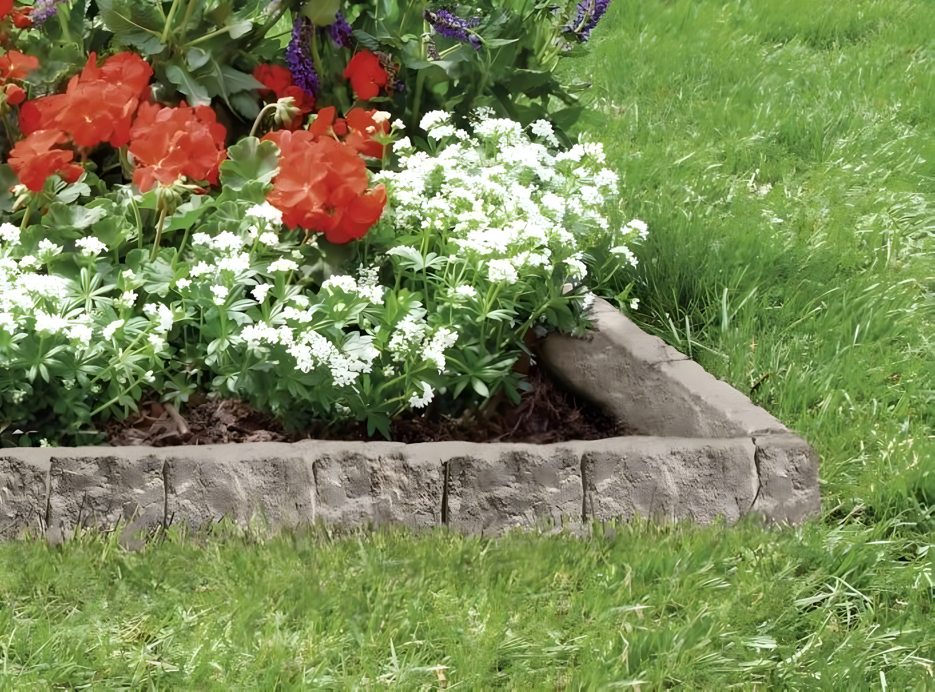 8.8'' H x 14'' W Composite Lawn Edging