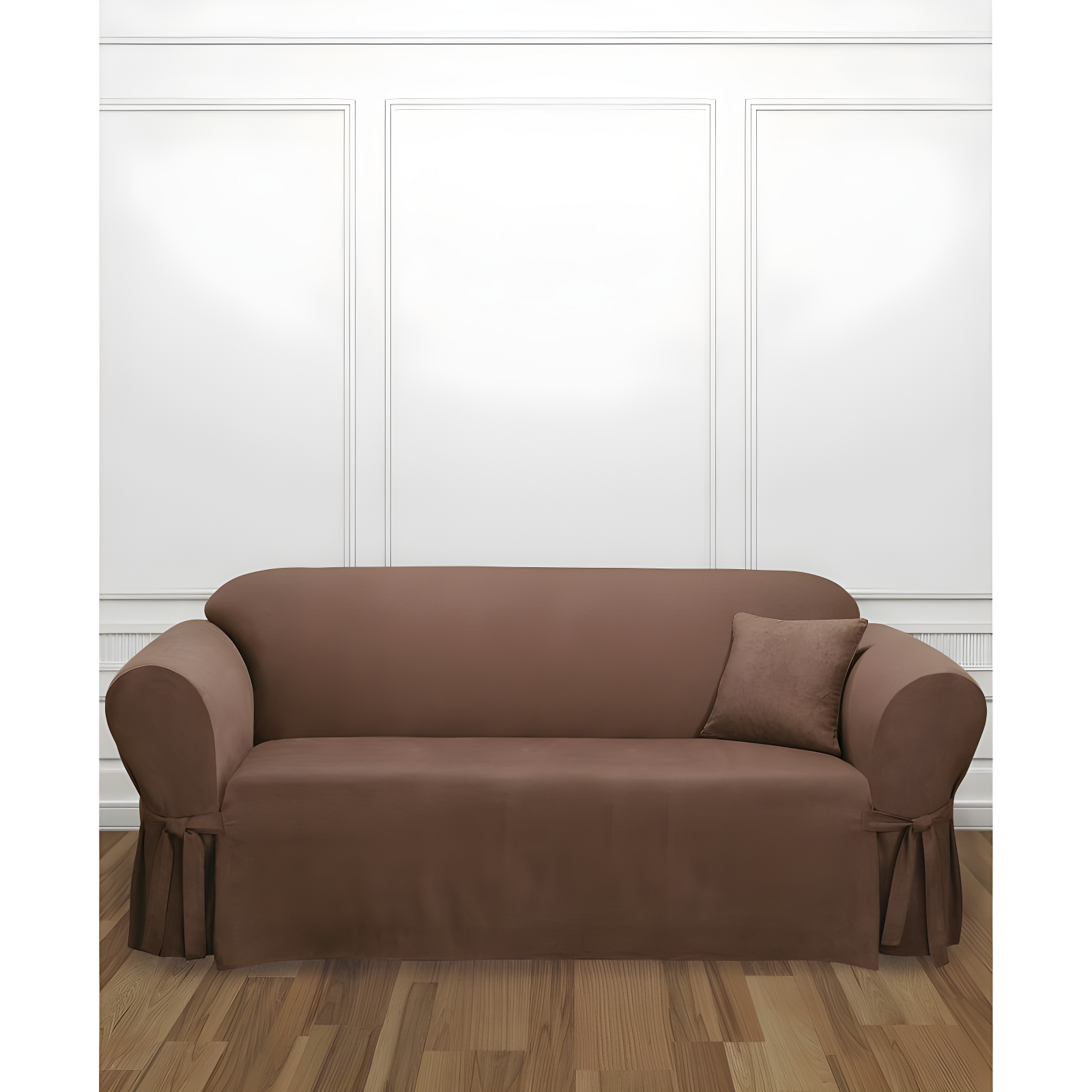 Sure Fit Soft Suede Box Cushion Sofa Slipcover