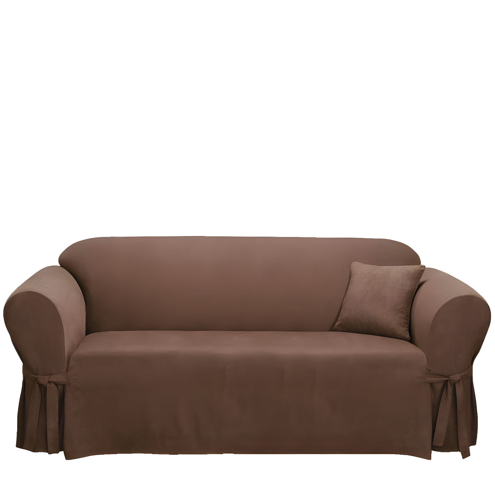 Sure Fit Soft Suede Box Cushion Sofa Slipcover