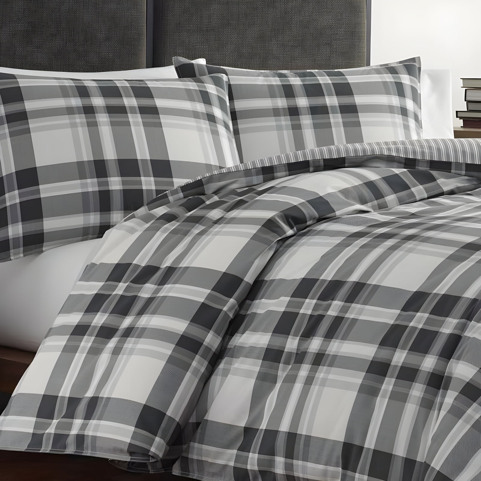 Eddie Bauer Coal Creek Plaid Cotton Comforter Set
