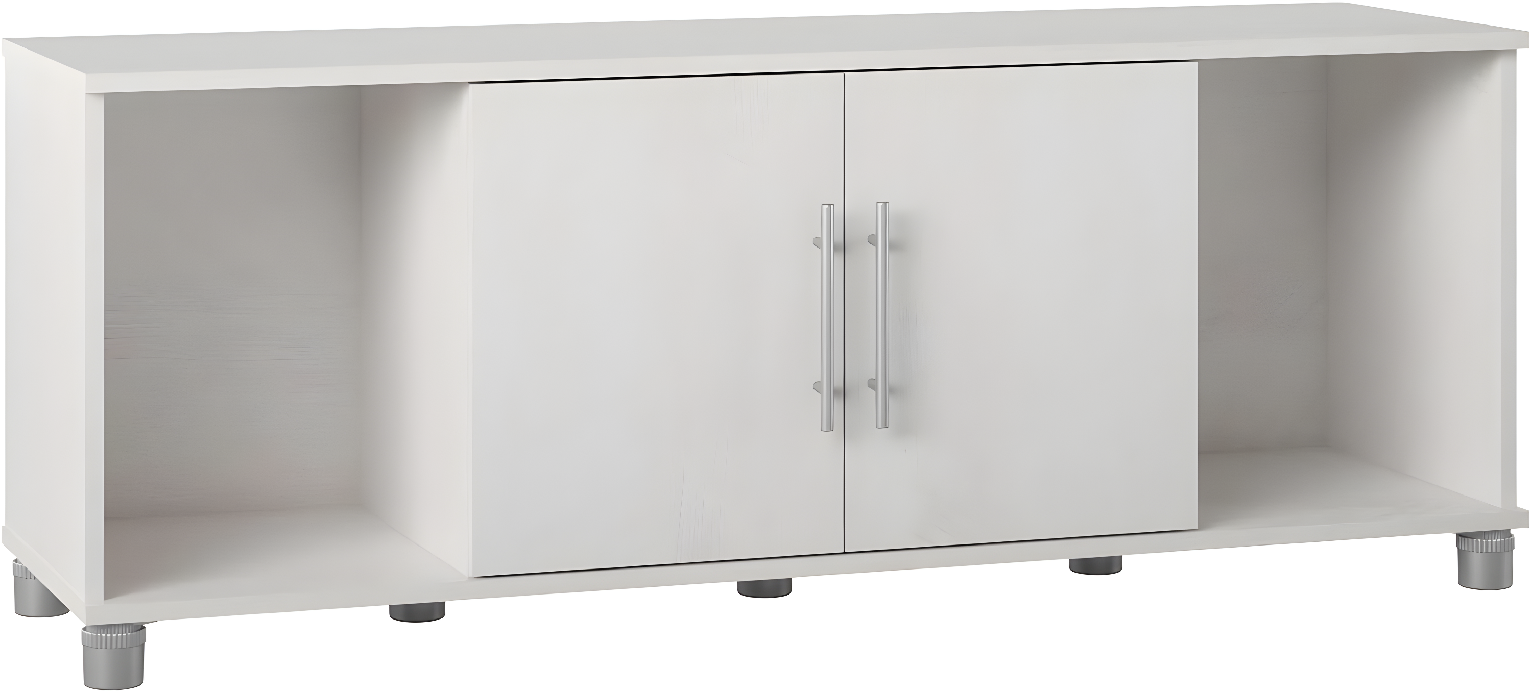 SystemBuild Evolution Camberly Shoe Storage Bench, Ivory Oak