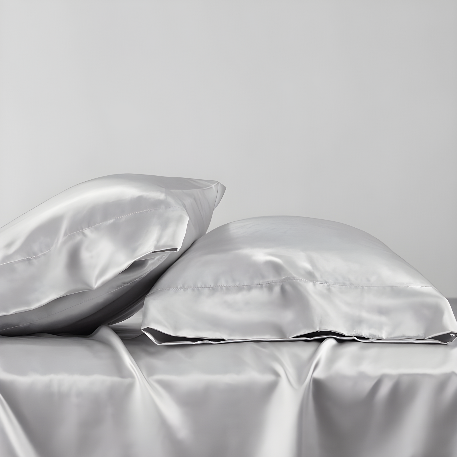 Madison Park Essentials Satin Luxury 2PC Pillowcases (Set of 2)
