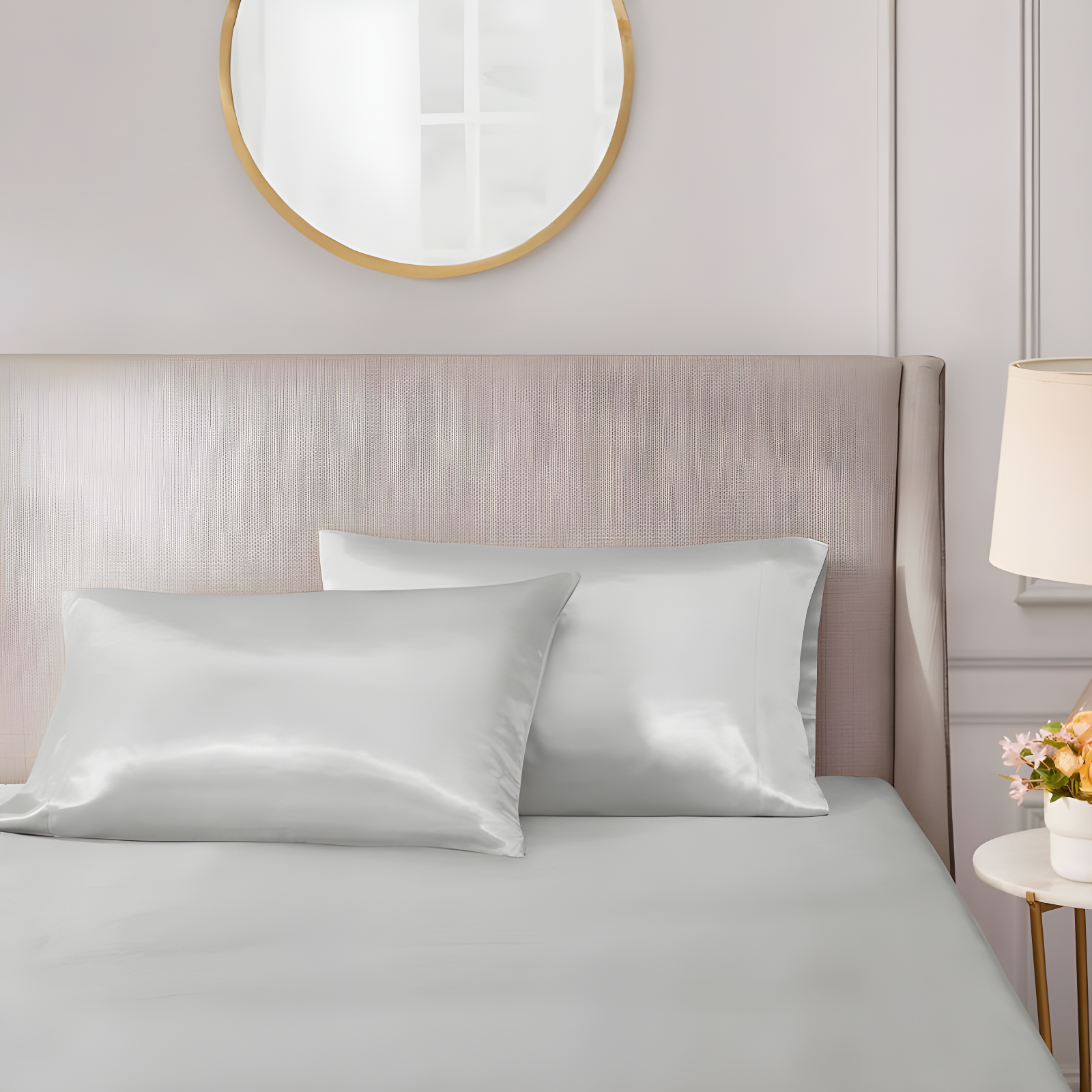 Madison Park Essentials Satin Luxury 2PC Pillowcases (Set of 2)