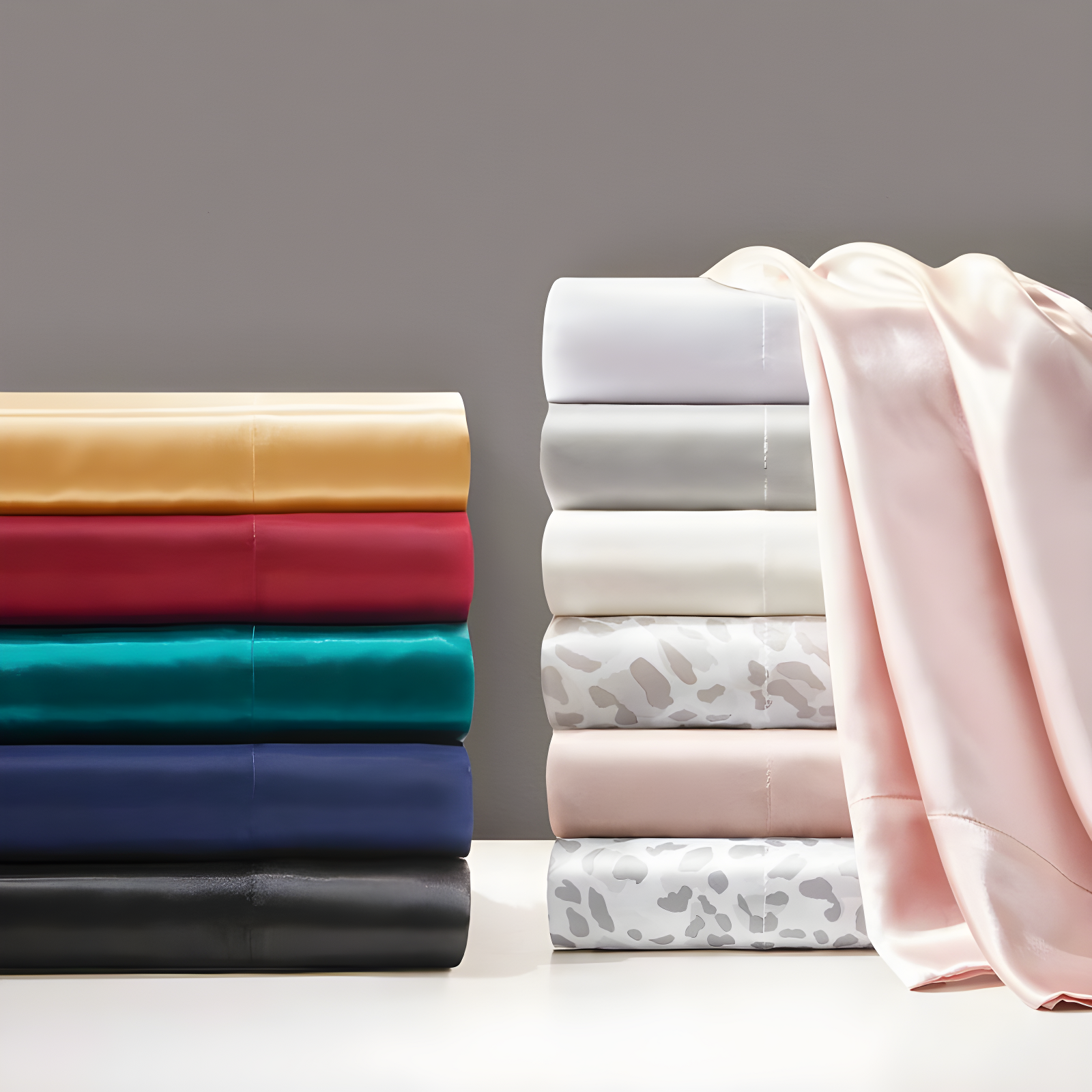 Madison Park Essentials Satin Luxury 2PC Pillowcases (Set of 2)