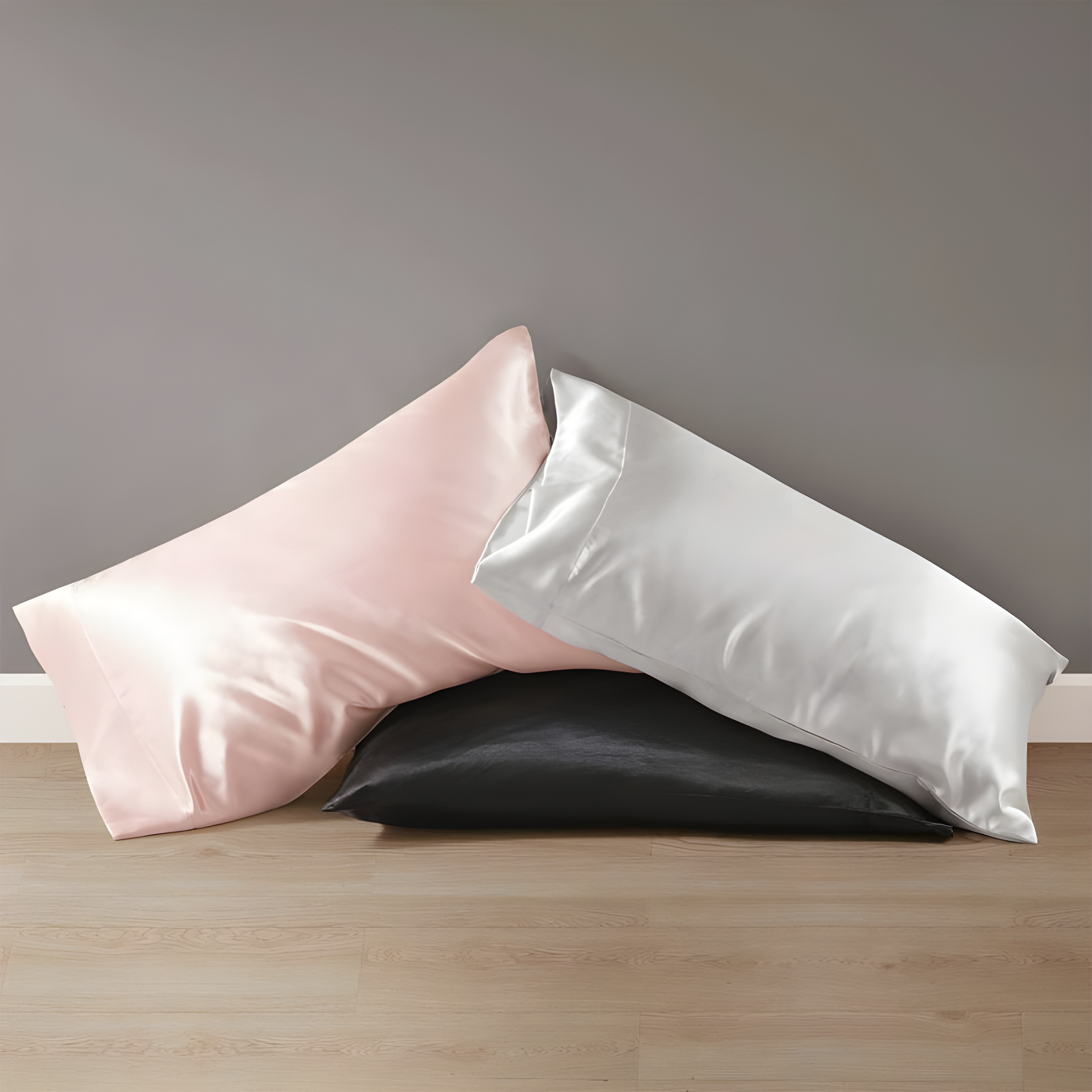 Madison Park Essentials Satin Luxury 2PC Pillowcases (Set of 2)