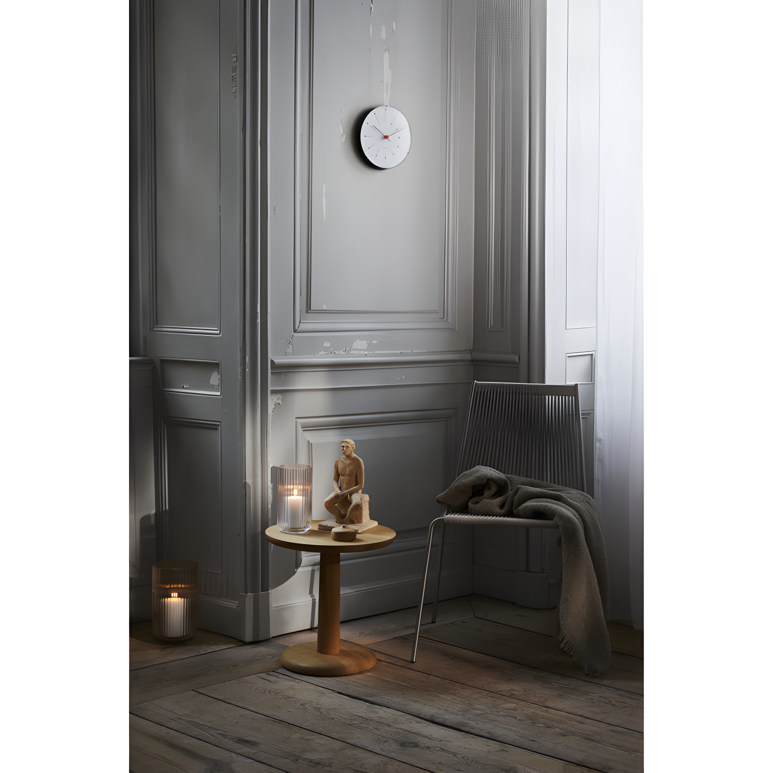 Bankers Metal Wall Clock