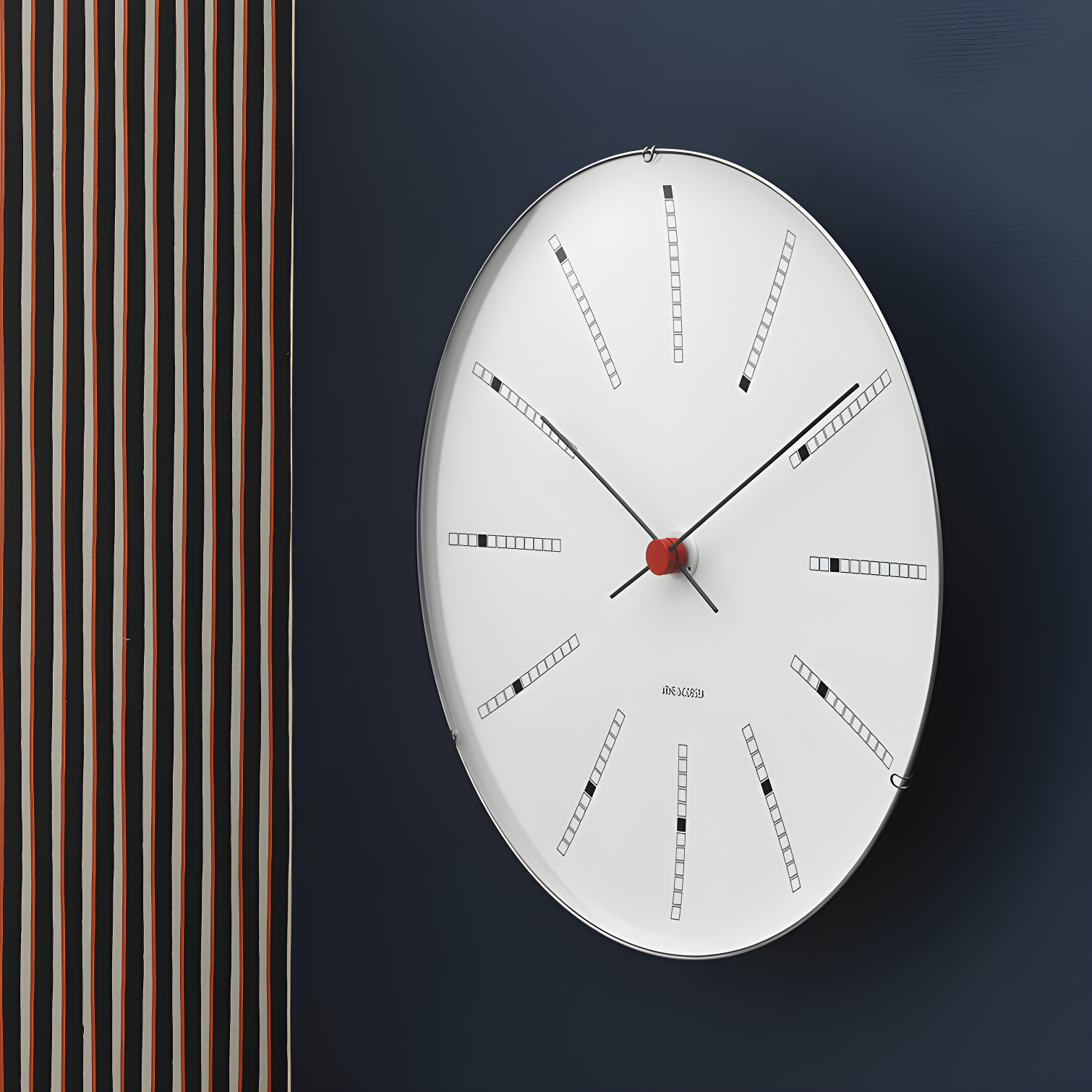 Bankers Metal Wall Clock