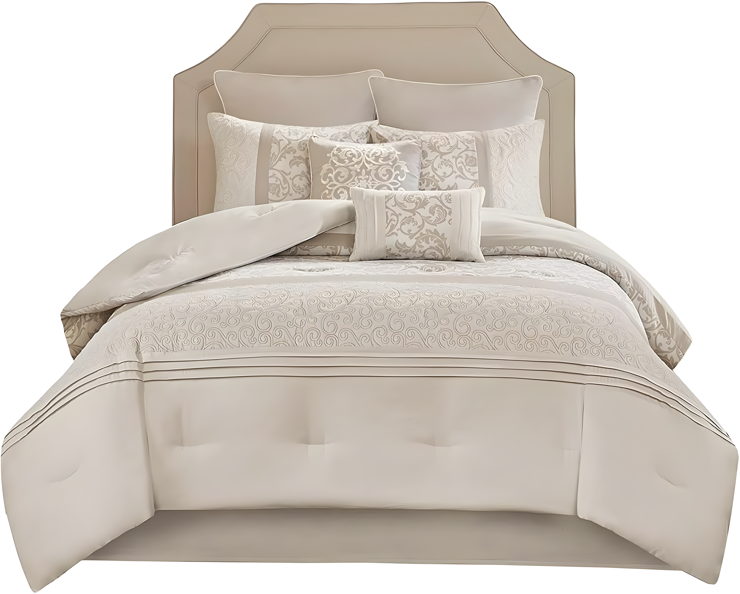 Ramsey Embroidered 8 Piece Comforter Set