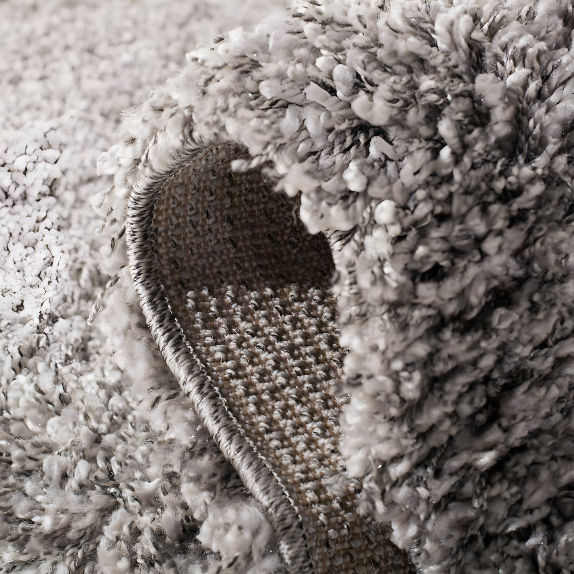 Shag SG151 Power Loomed Indoor Area Rug - Silver - 8'x10' - Safavieh.