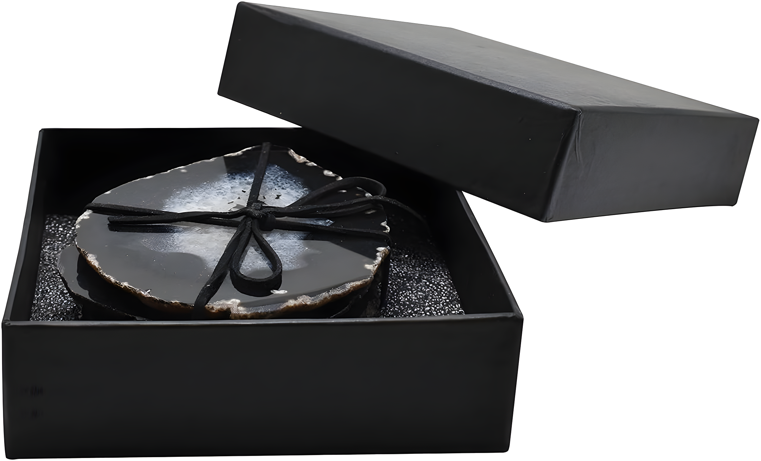 Agate 4 Piece Coaster Set (Set of 4)