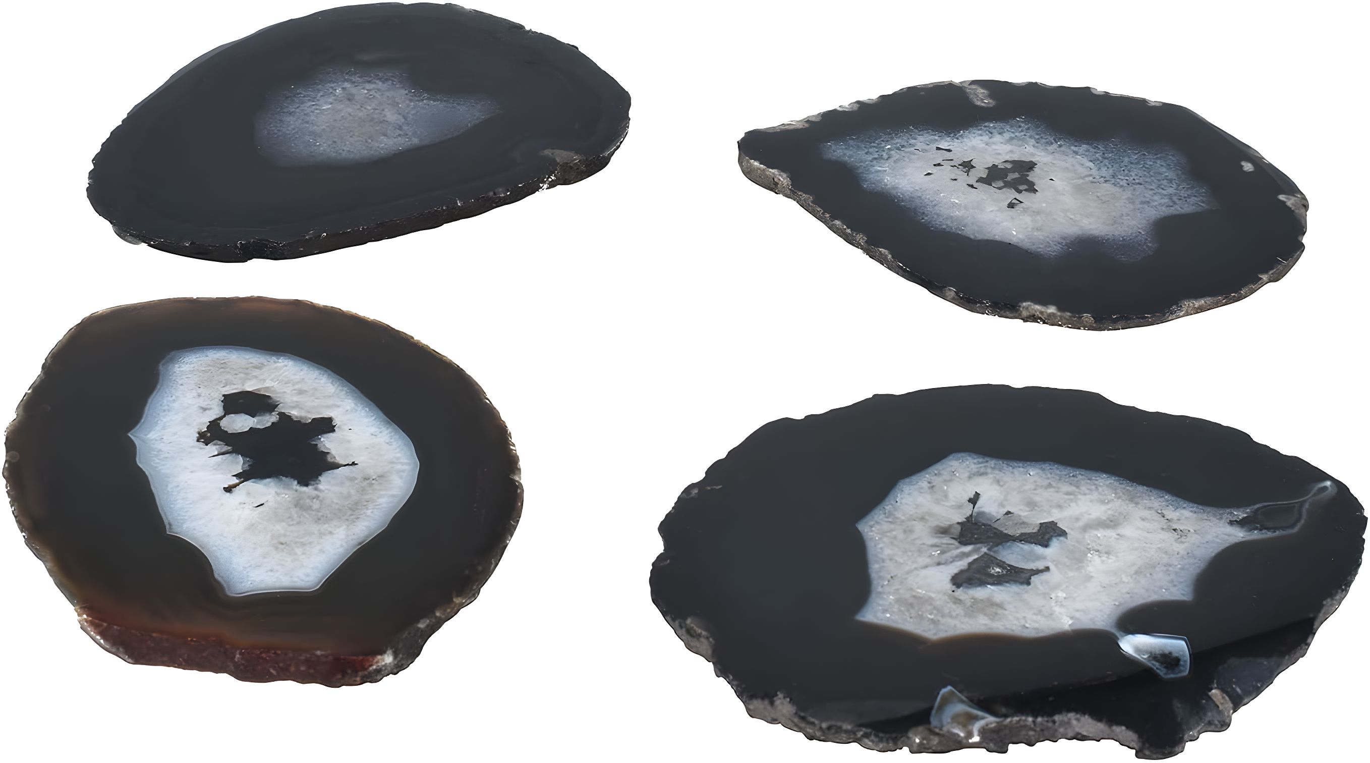 Agate 4 Piece Coaster Set (Set of 4)
