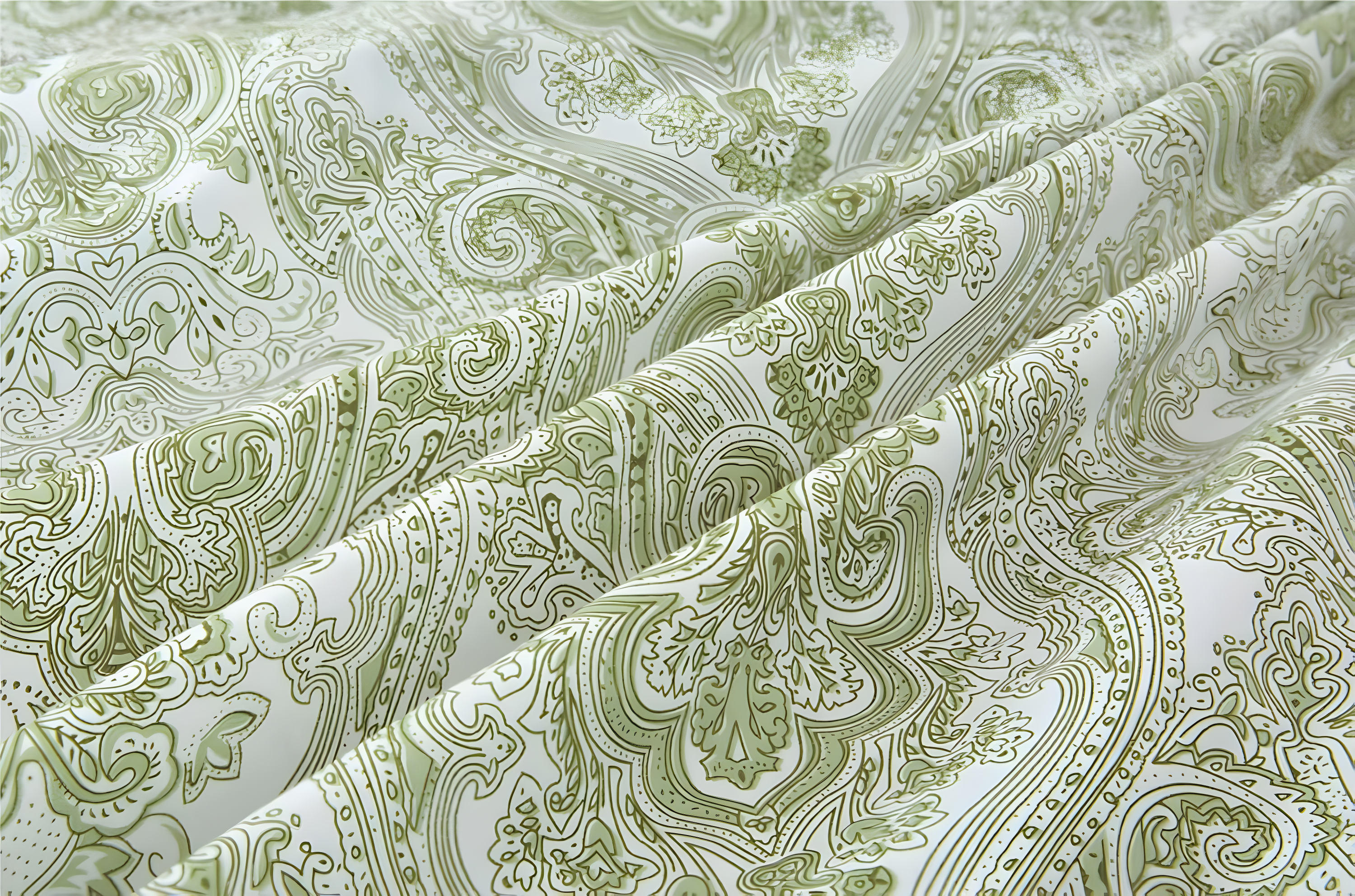 Sateen Paisley Sheet Set