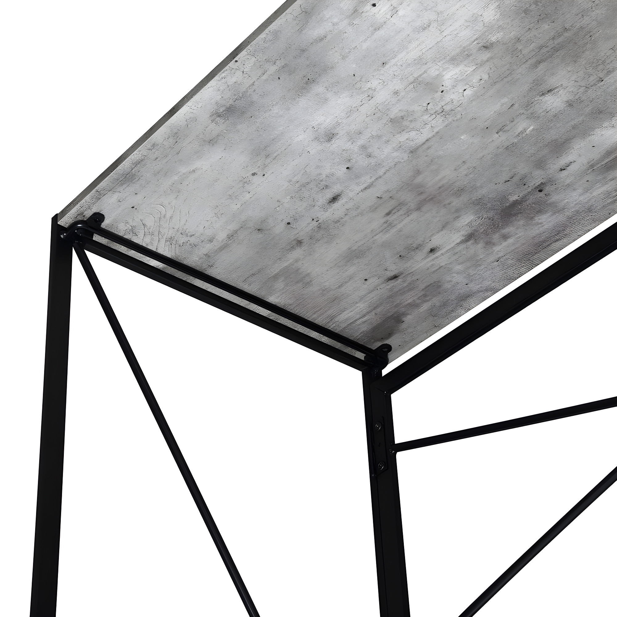 Convenience Concepts 29.50 inches Tall Xtra Folding Desk, Faux Birch/Black, All ages