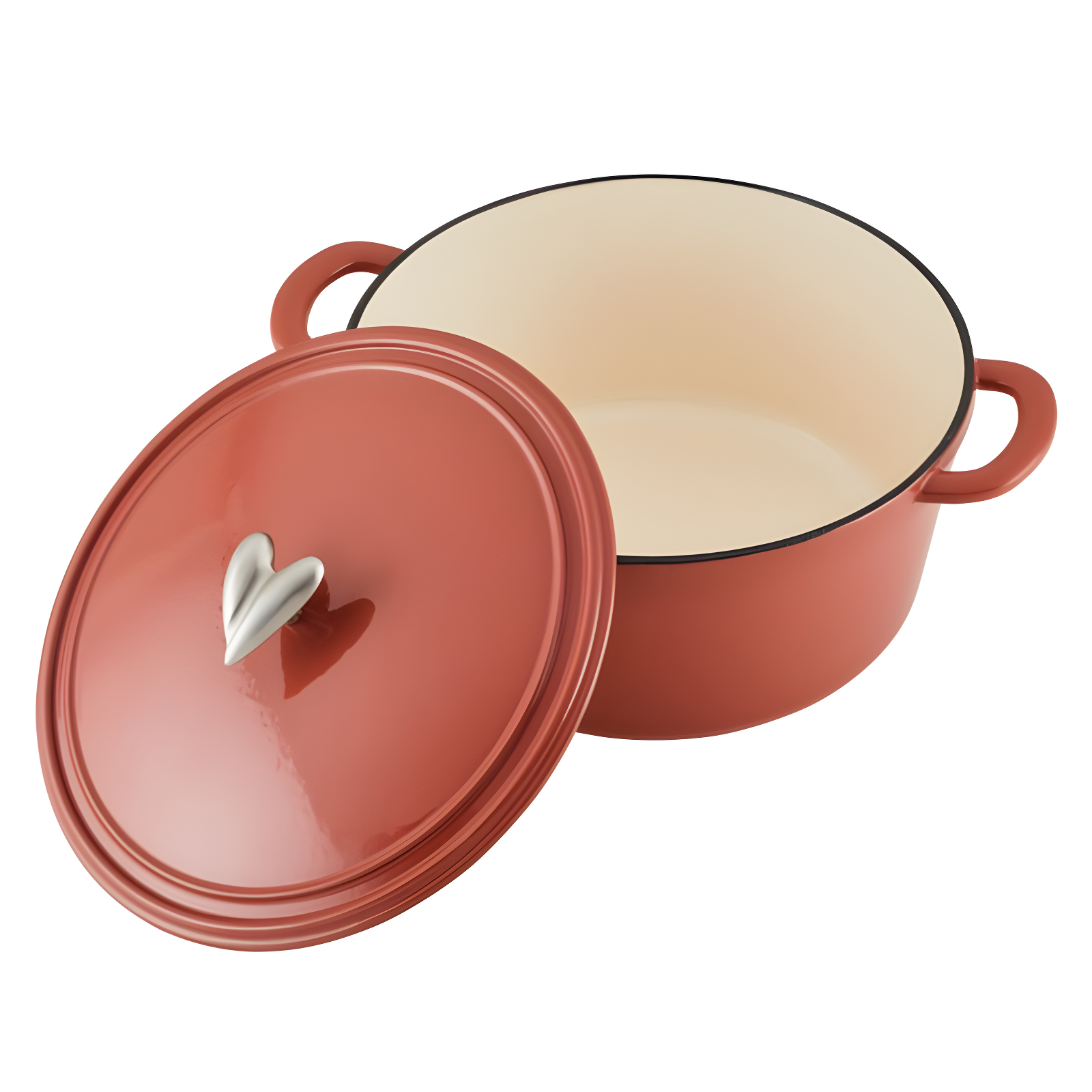 Ayesha Curry Enameled Cast Iron Induction Dutch Oven with Lid, 6 Quart
