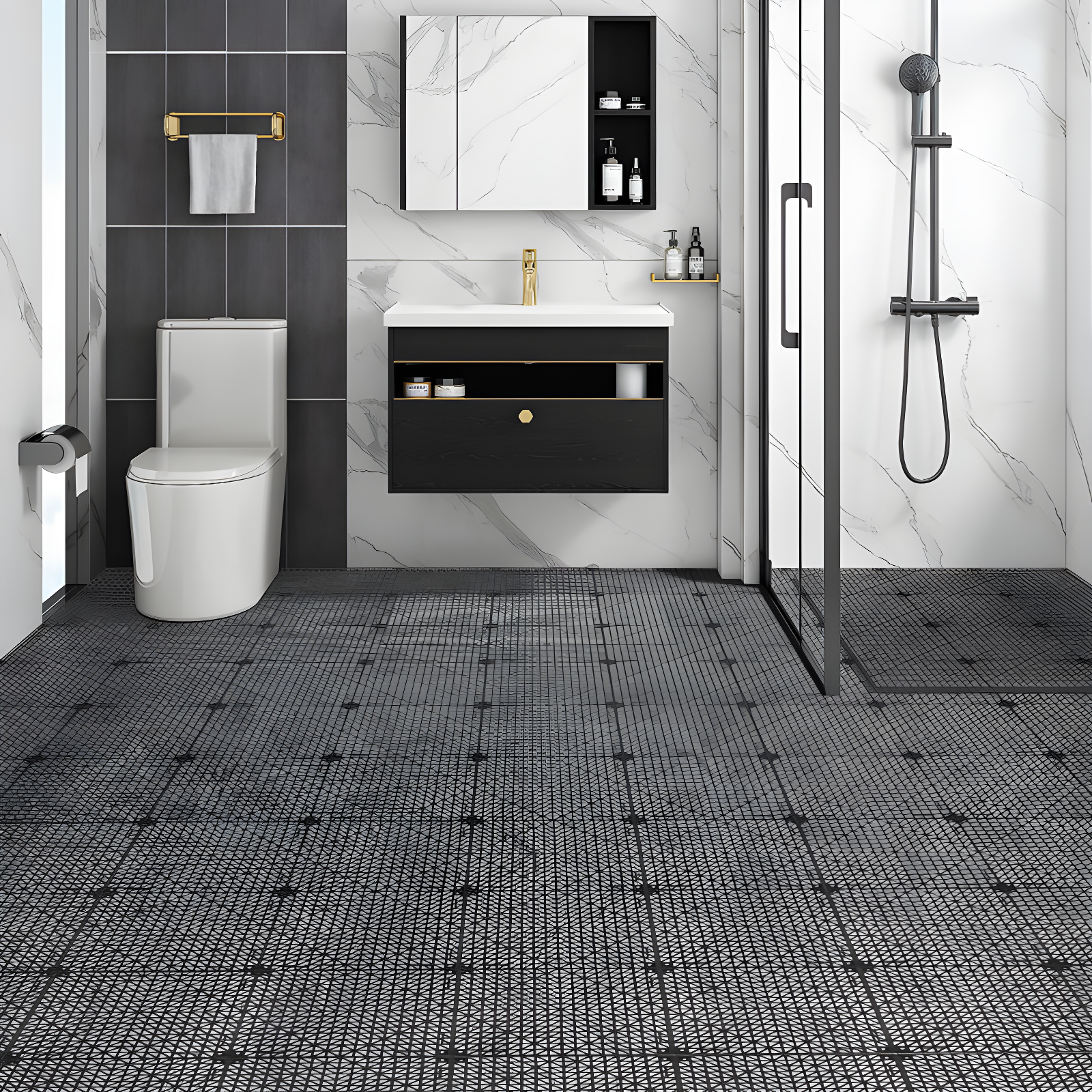 VEVOR 12" x 12" Outdoor Deck Tiles (Set of 12)