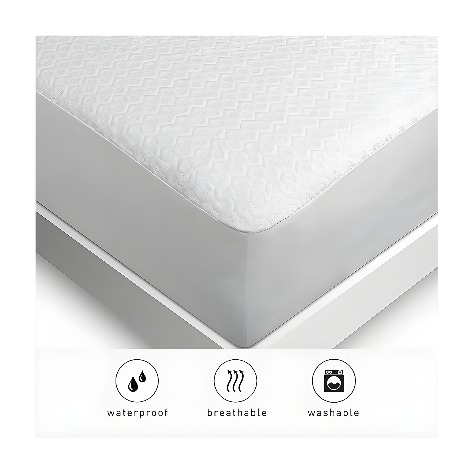 Bedgear Dri-Tec Waterproof Mattress Protector - Hypoallergenic - Noiseless and Washable