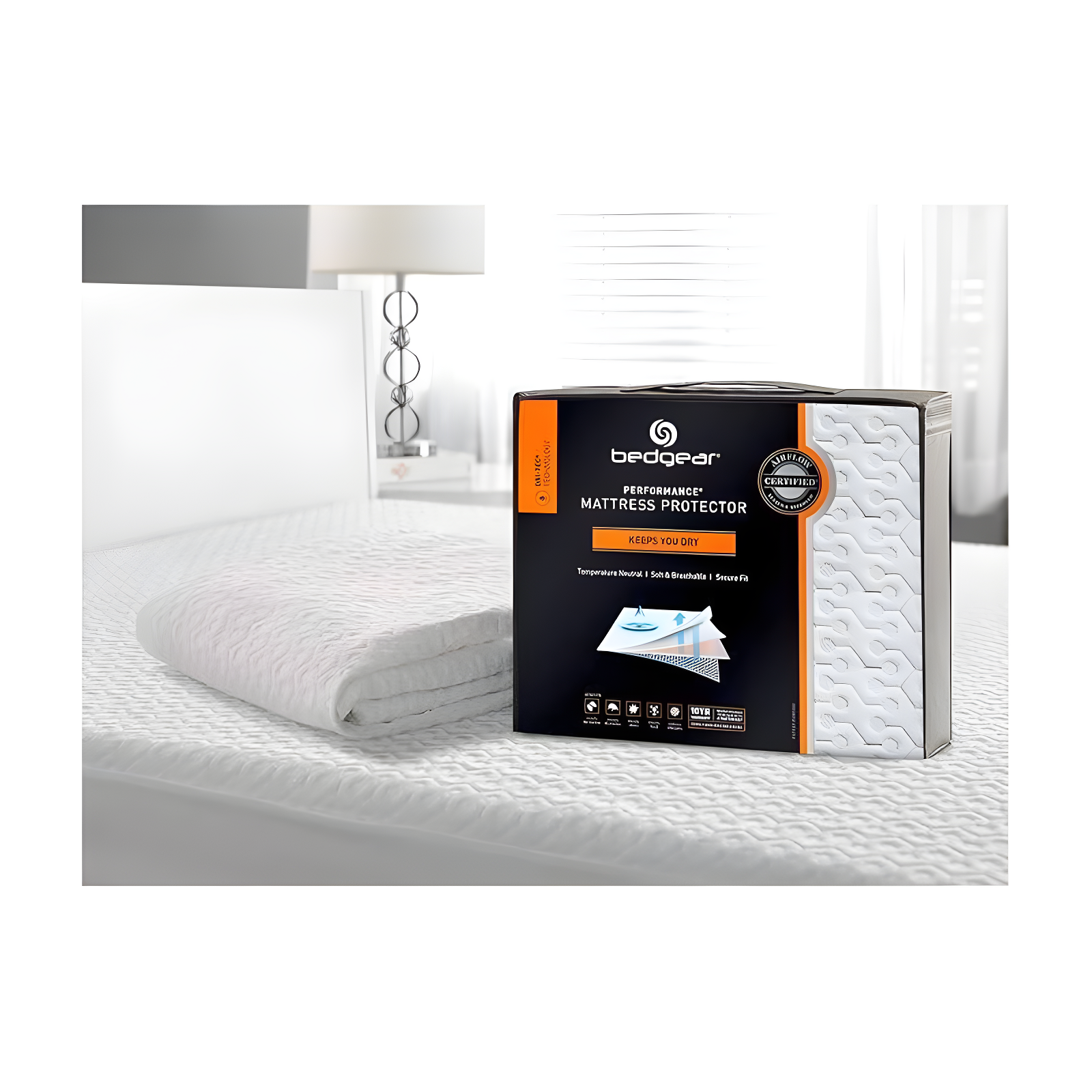 Bedgear Dri-Tec Waterproof Mattress Protector - Hypoallergenic - Noiseless and Washable