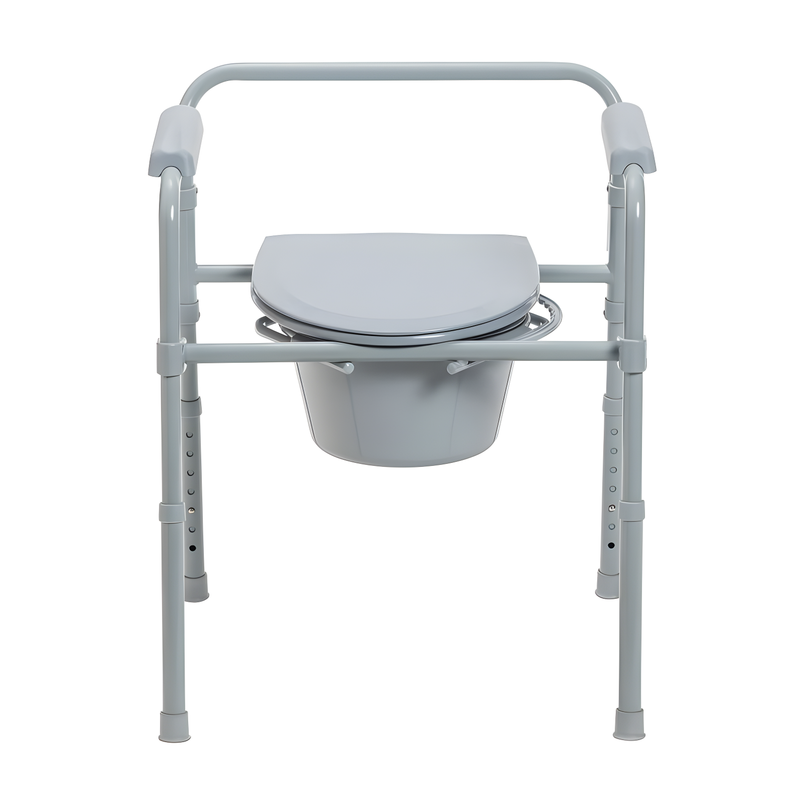 Drive Medical Steel Folding Bedside Commode