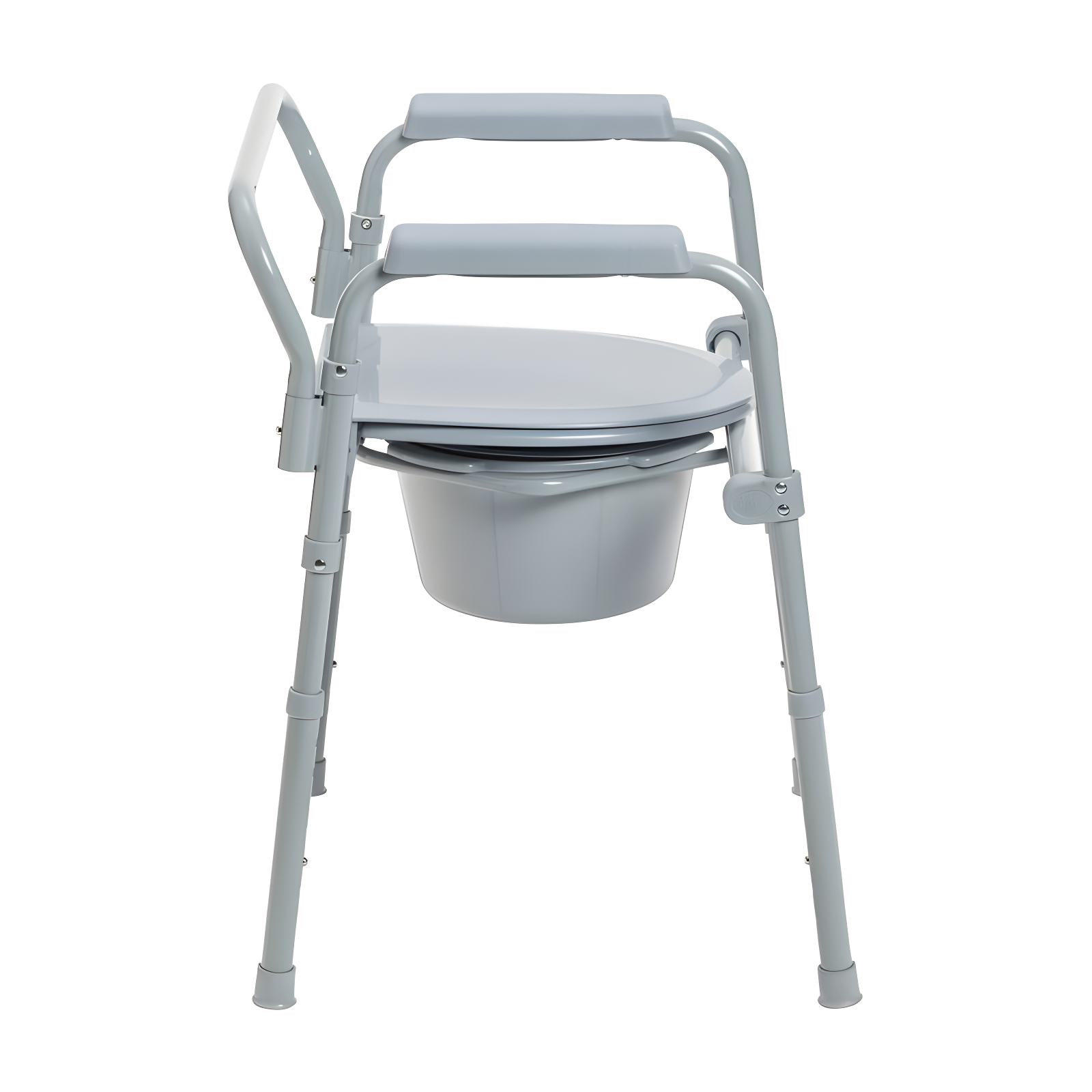 Drive Medical Steel Folding Bedside Commode