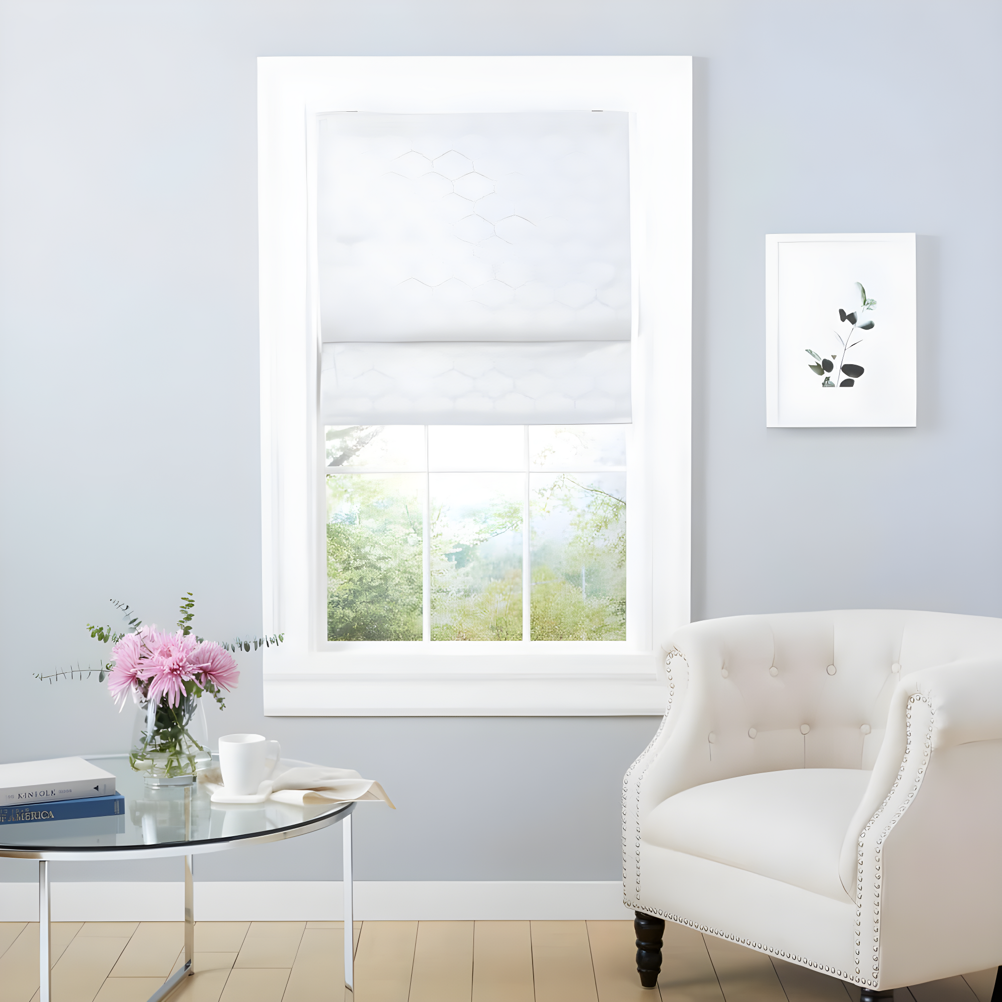 Amalgamated Textiles Montague Trellis Blackout Roman Shade & Reviews | Wayfair