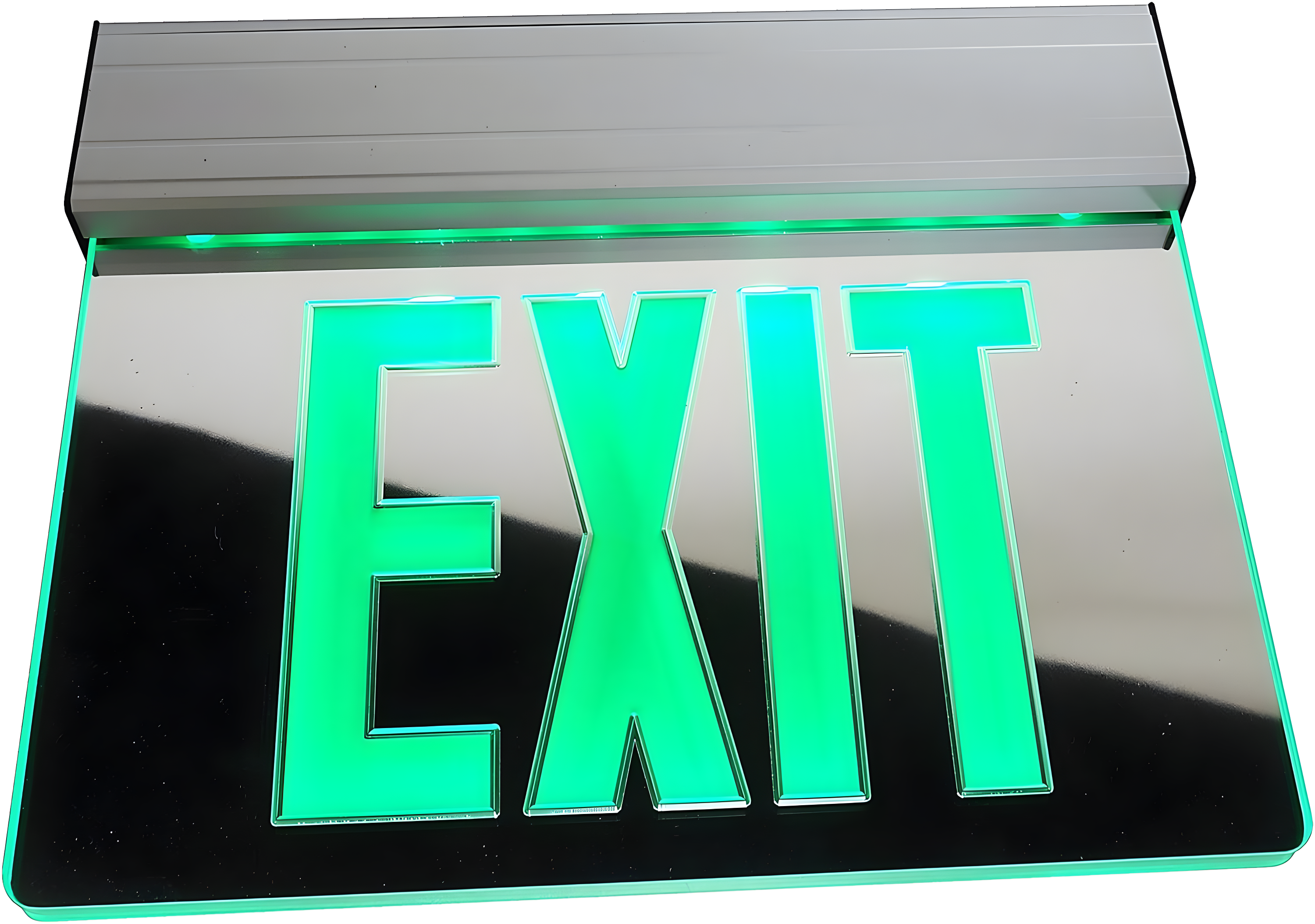 NICOR Lighting Recessed Edge-Lit LED Exit Sign | Wayfair