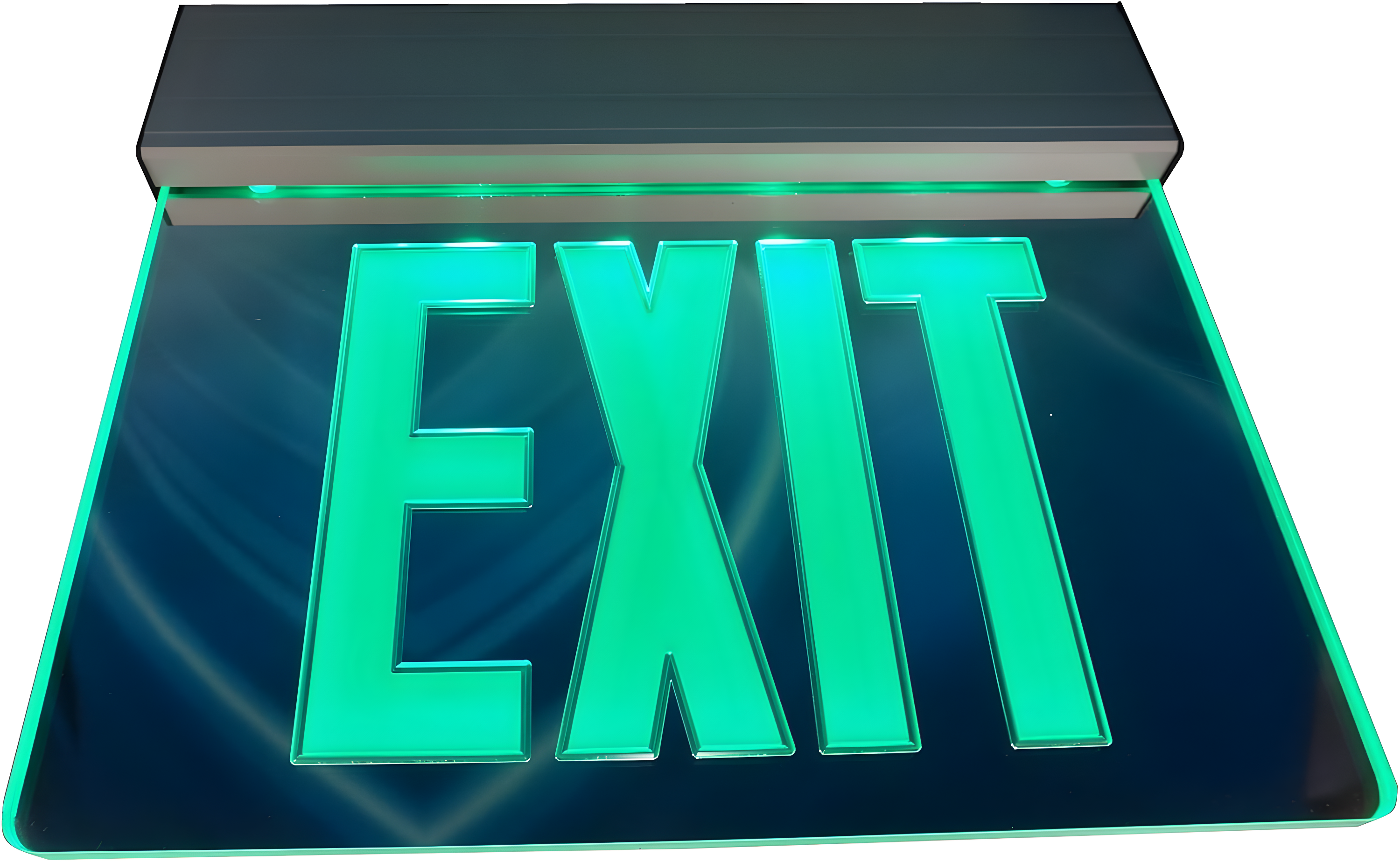 NICOR Lighting Recessed Edge-Lit LED Exit Sign | Wayfair