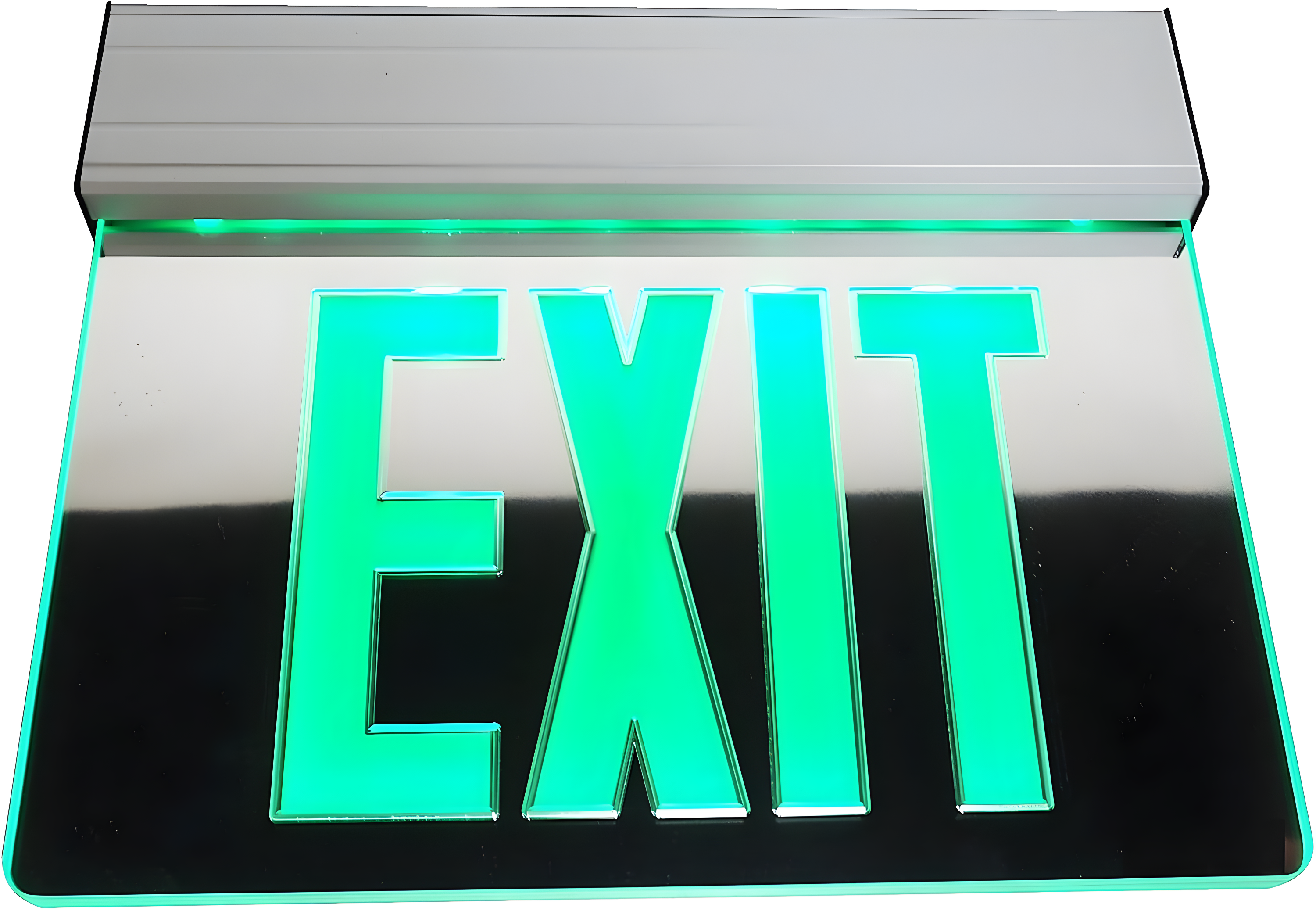 NICOR Lighting Recessed Edge-Lit LED Exit Sign | Wayfair