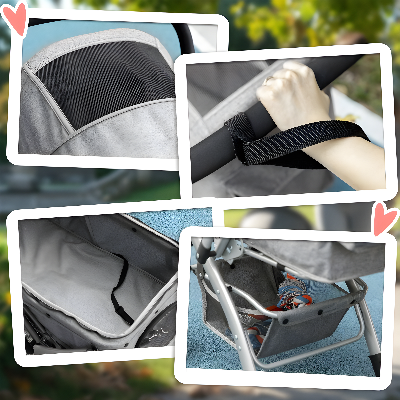 Erie Foldable Pet Stroller