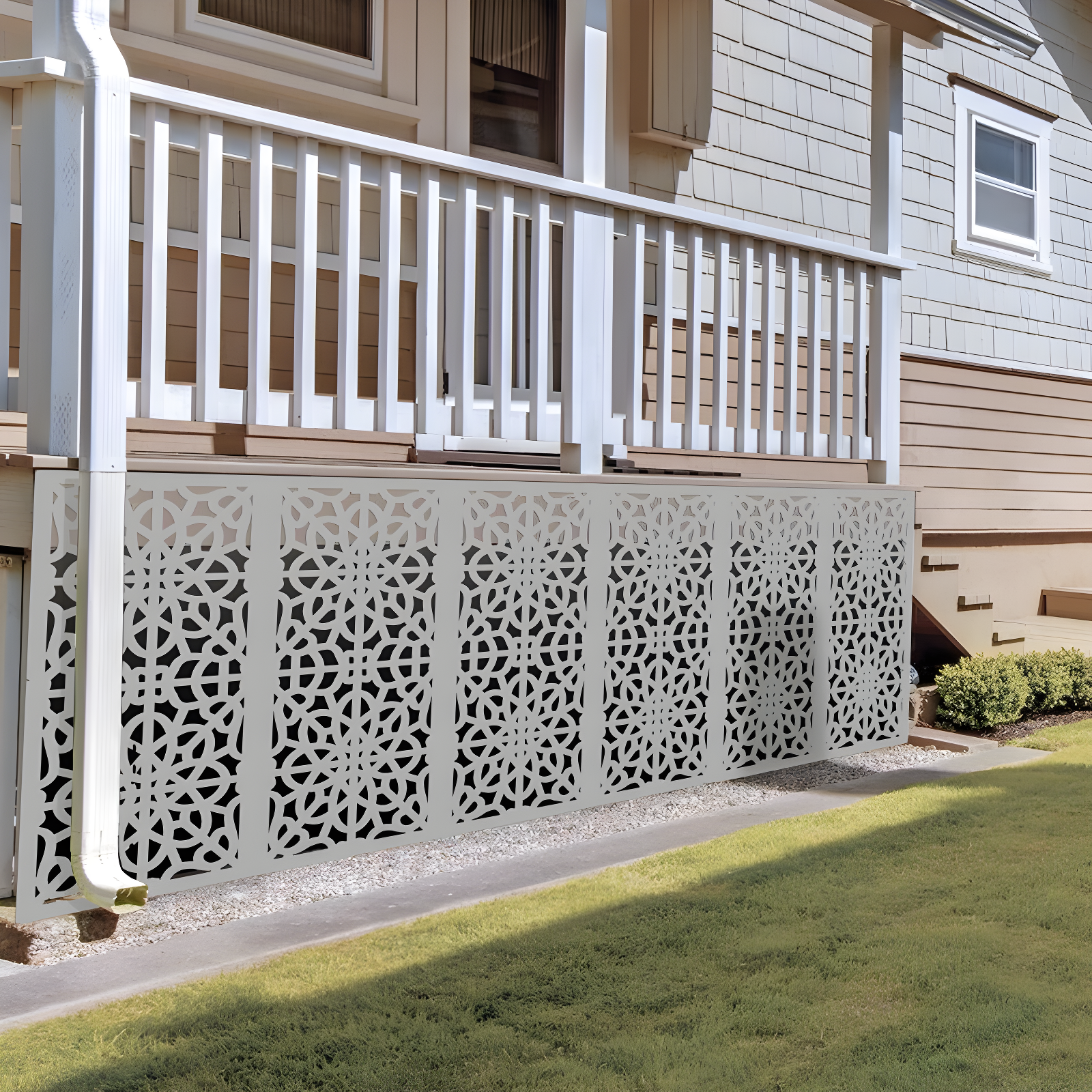 Barrette Outdoor Living 2 ft. x 4 ft. Fretwork Decorative Screen