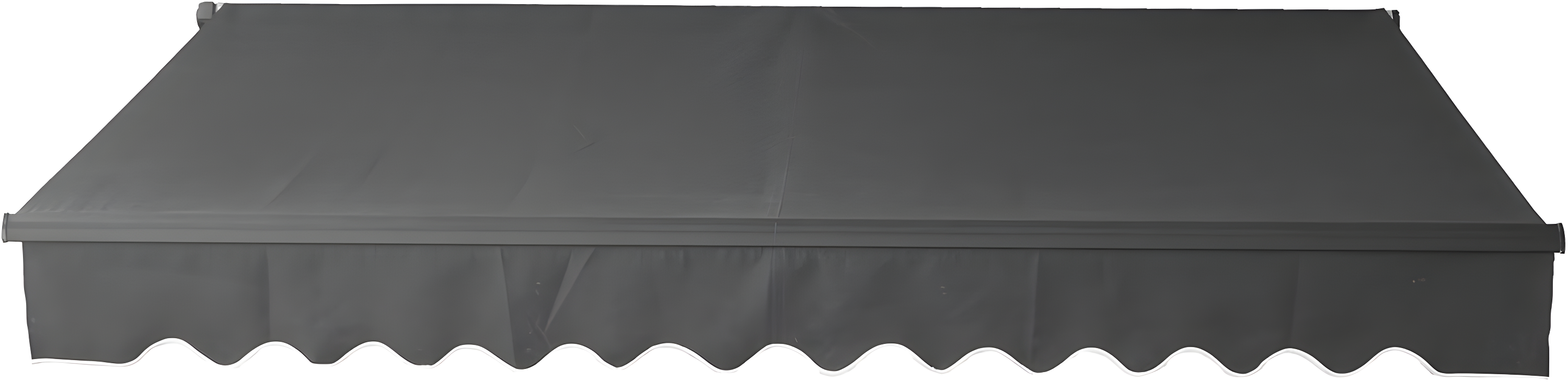 Motorized Retractable Patio Awning- Black Frame