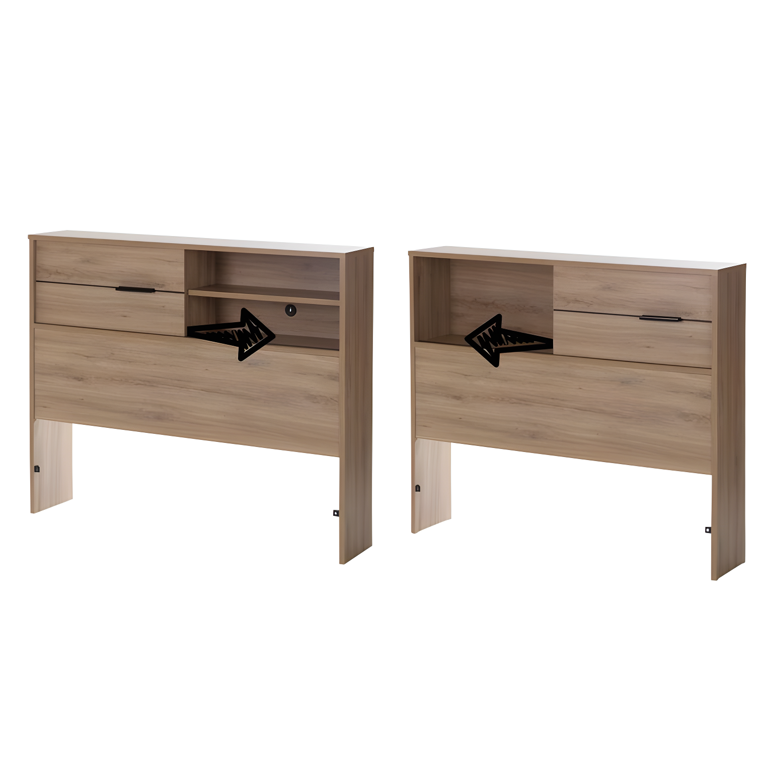 Fynn Twin Bookcase Headboard