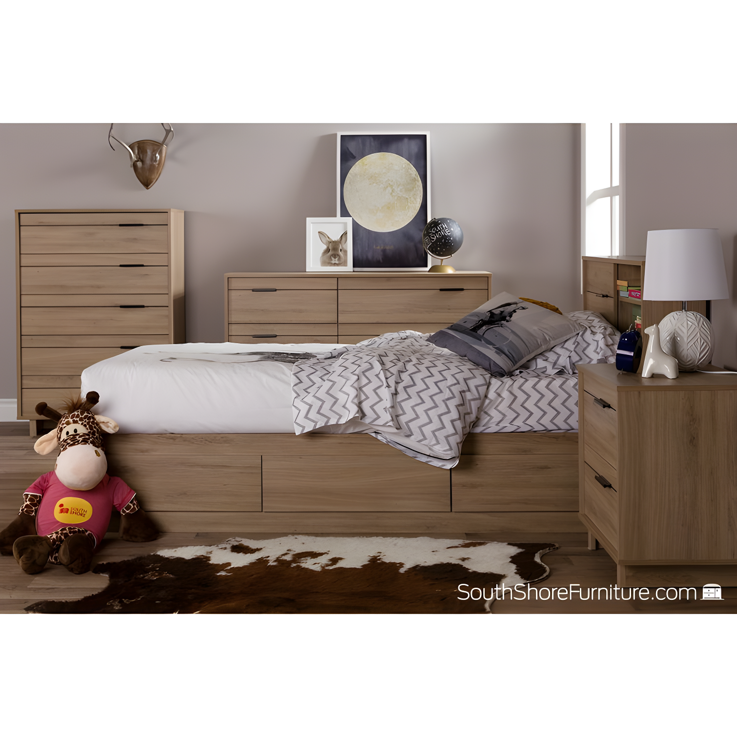 Fynn Twin Bookcase Headboard