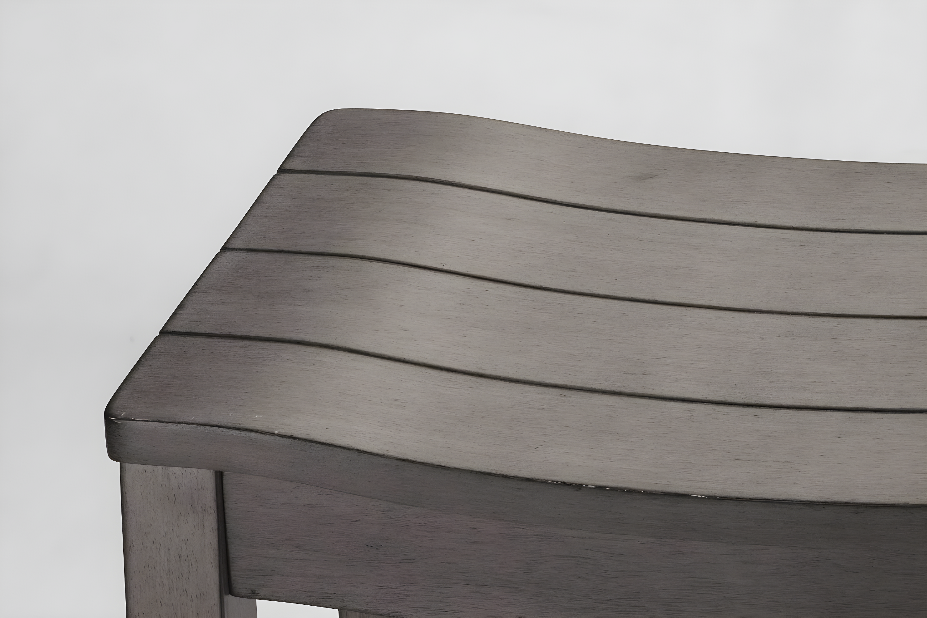Fiddler Backless 30" NonSwivel Barstool Aged Gray: Coastal Charm, Wood Legs - Hillsdale Furniture