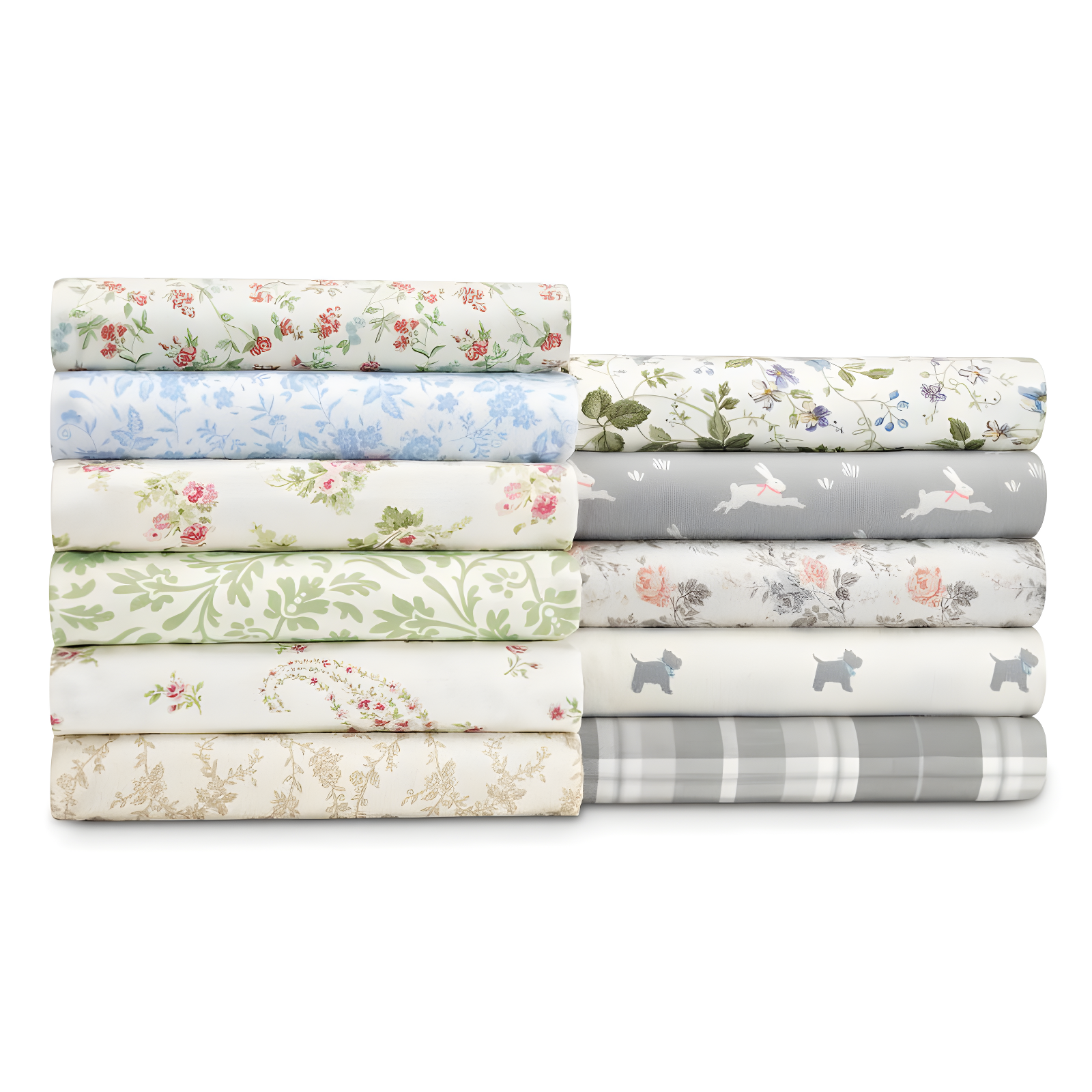Laura Ashley Victoria Flannel Sheet Set Twin - Beige