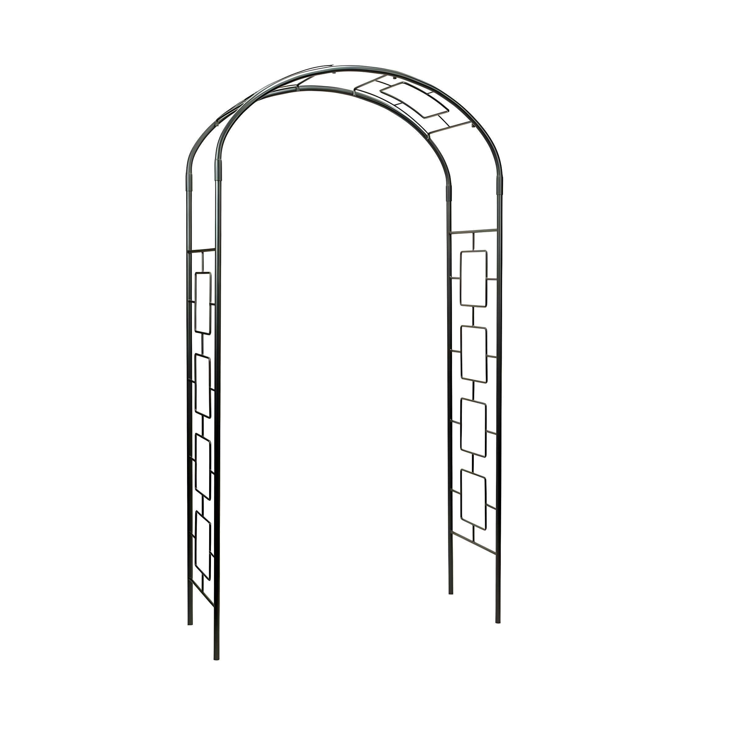 Nansi 55'' W x 21'' D Iron Arbor in Black