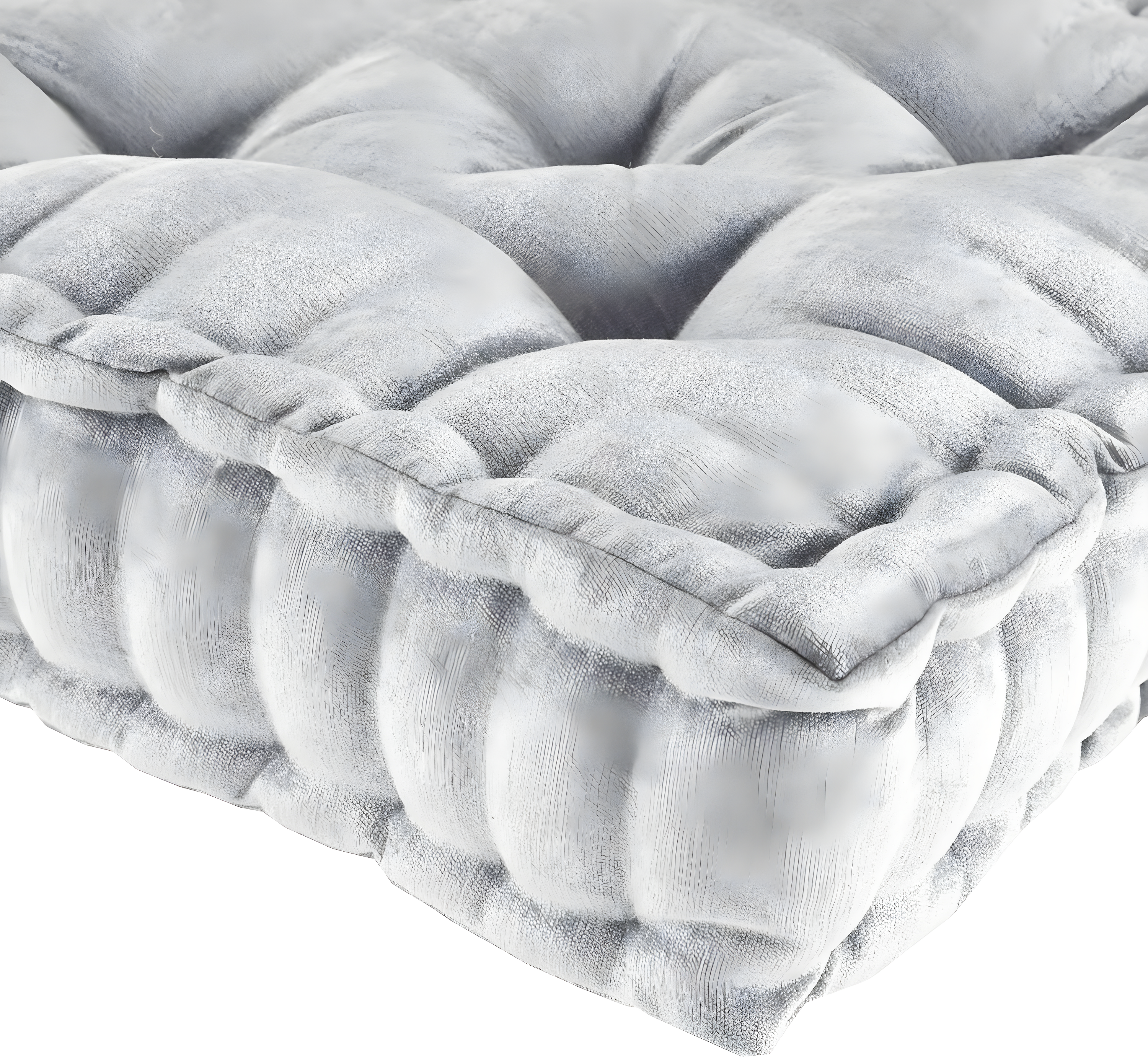 Intelligent Design Azza Poly Chenille Square Floor Pillow Cushion