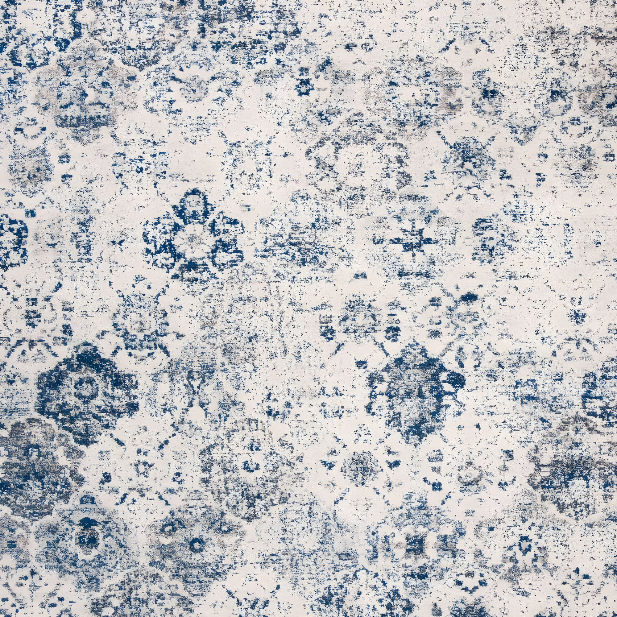 Madison MAD611 Power Loomed Indoor Area Rug - White/Royal Blue - 9'x12' - Safavieh