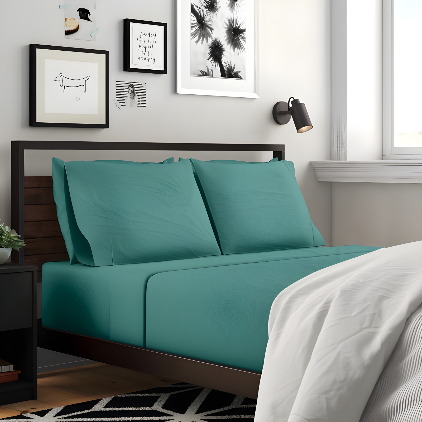 Superior Brushed Microfiber Breathable Wrinkle Resistant Sateen Sheet Set